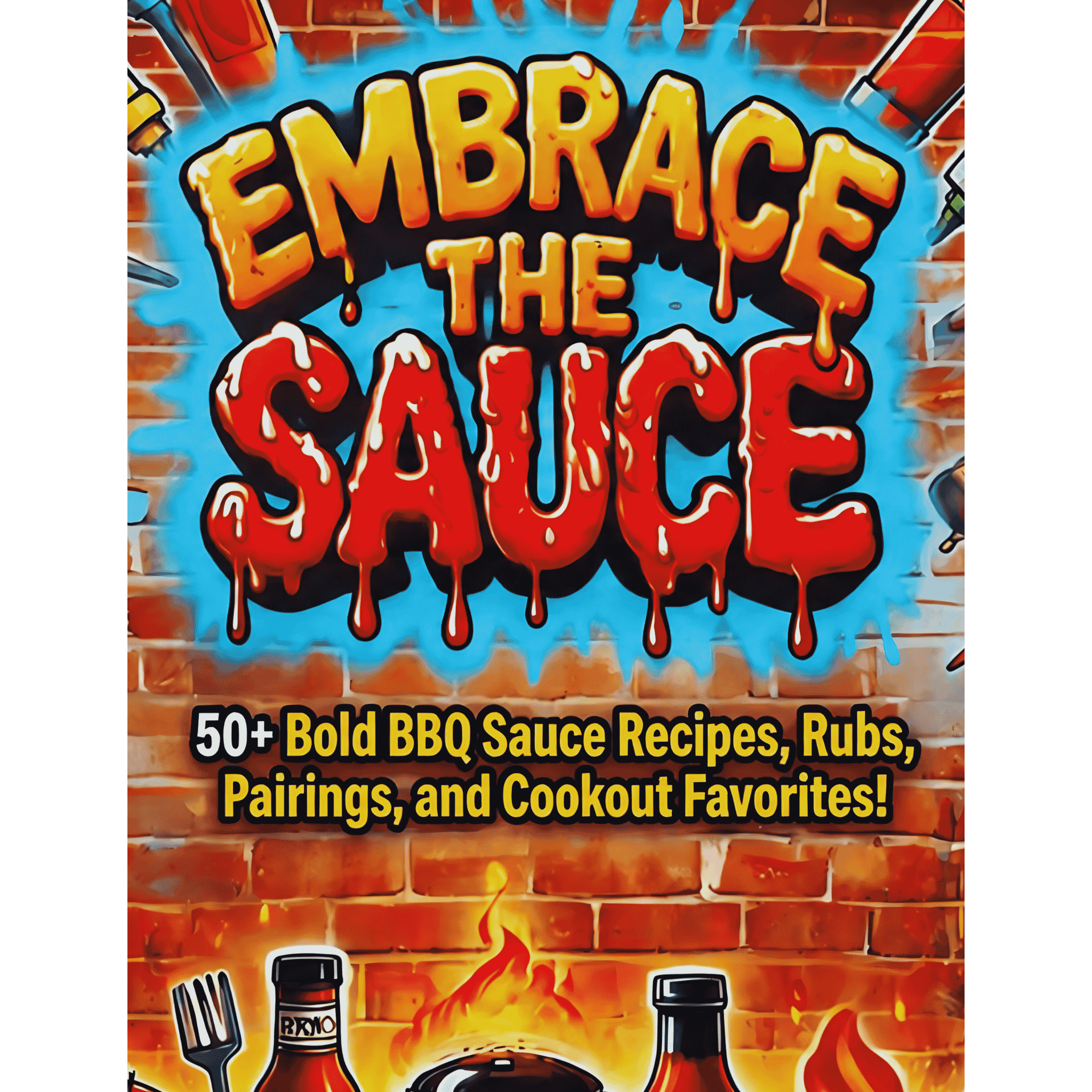 Embrace the Sauce Hardcover BBQ Cookbook | Tailgating Recipe Book