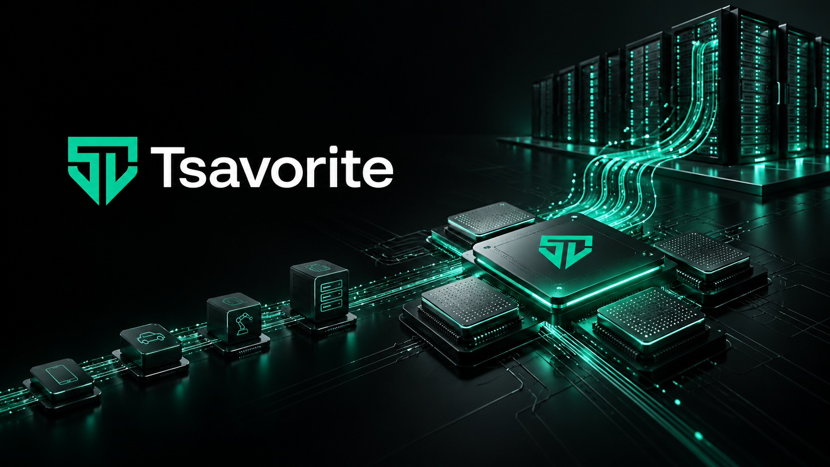 Tsavorite AI compute architecture with chiplets and high-speed interconnects