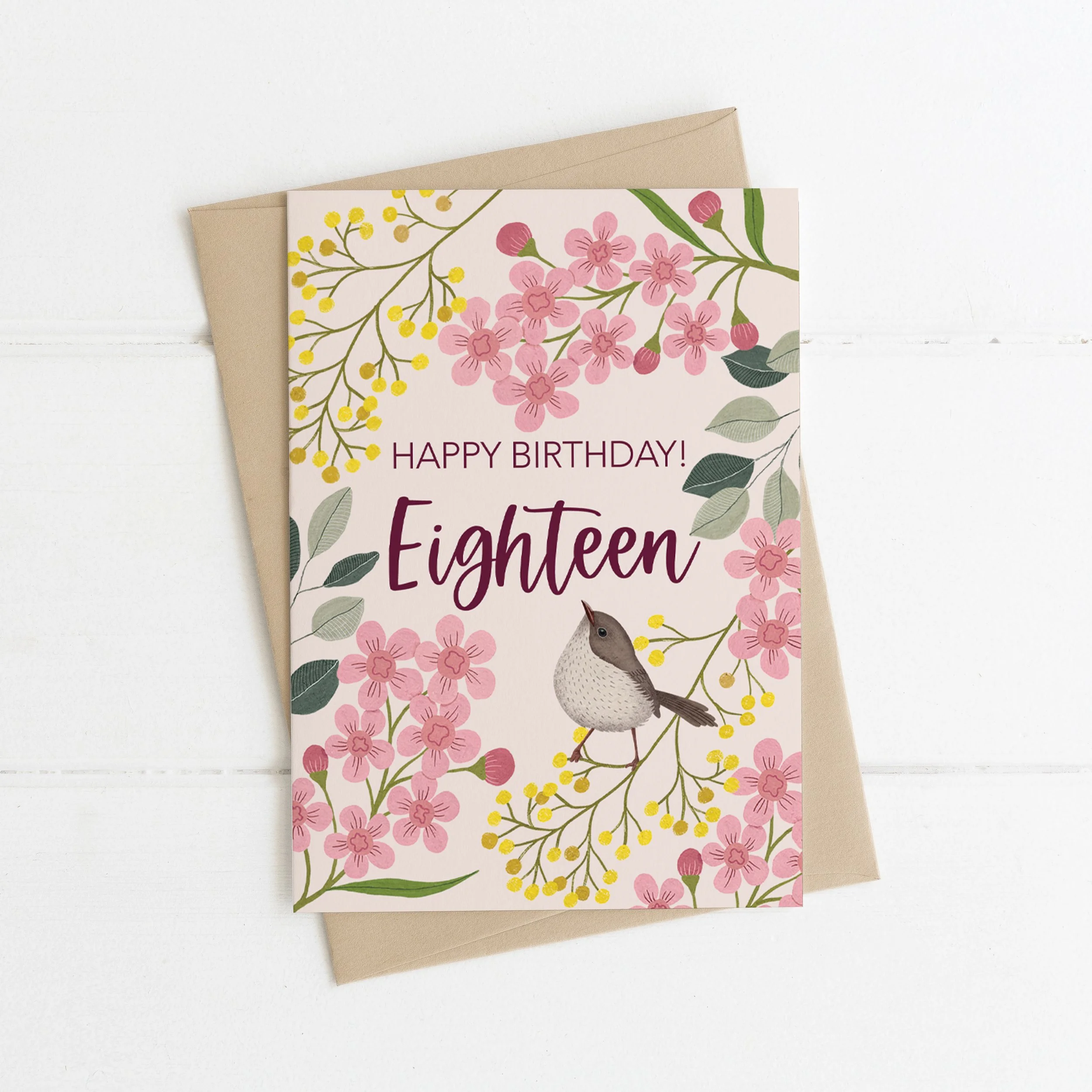 Greeting Card - 18 BIRTHDAY