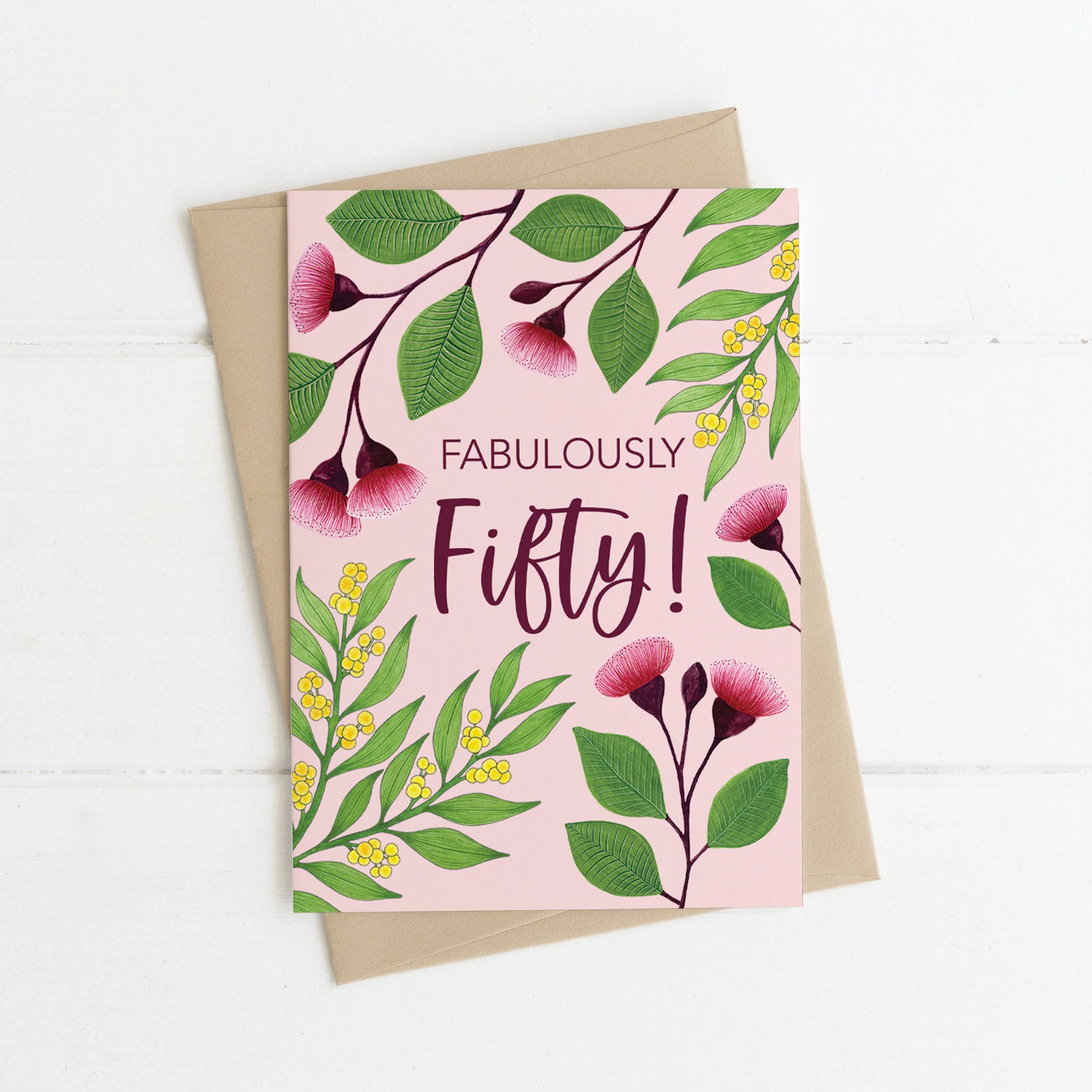 Greeting Card - 50 BIRTHDAY