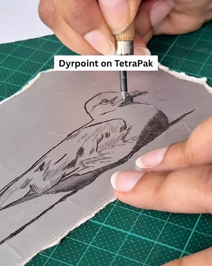 It&rsquo;s been a slow few days on my end; I will print this soon so stay tuned for the result&hellip; but if you don&rsquo;t see it, then either it didn&rsquo;t work or I didn&rsquo;t like the print 😬

#printmaking #etchingpress #tetrapakprint #aus