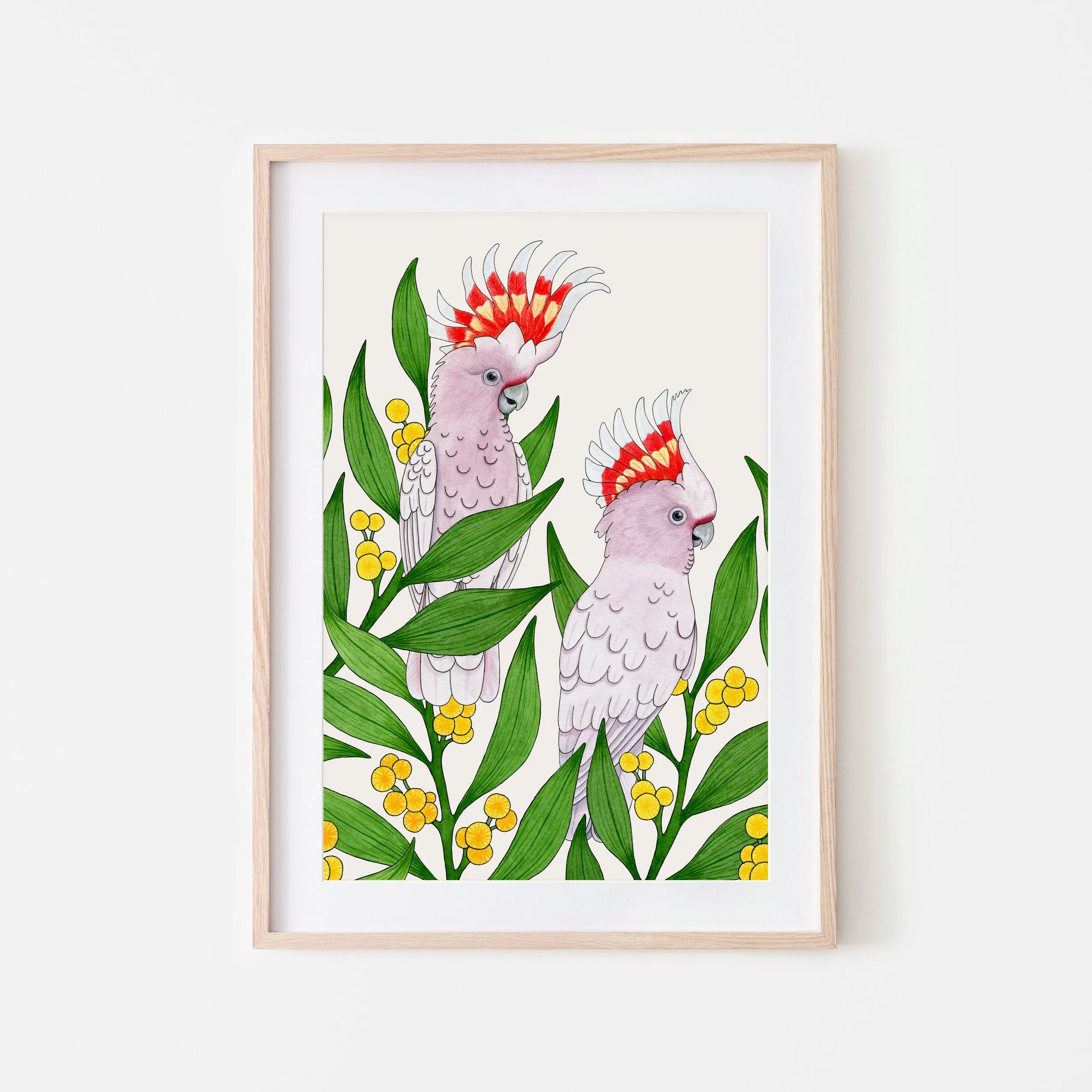 Art Print - MAJOR MITCHELL'S COCKATOO