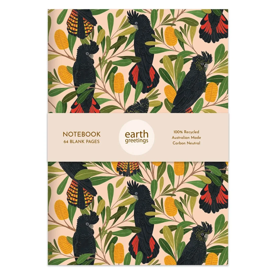 Notebook - COCKATOOS & BANKSIA