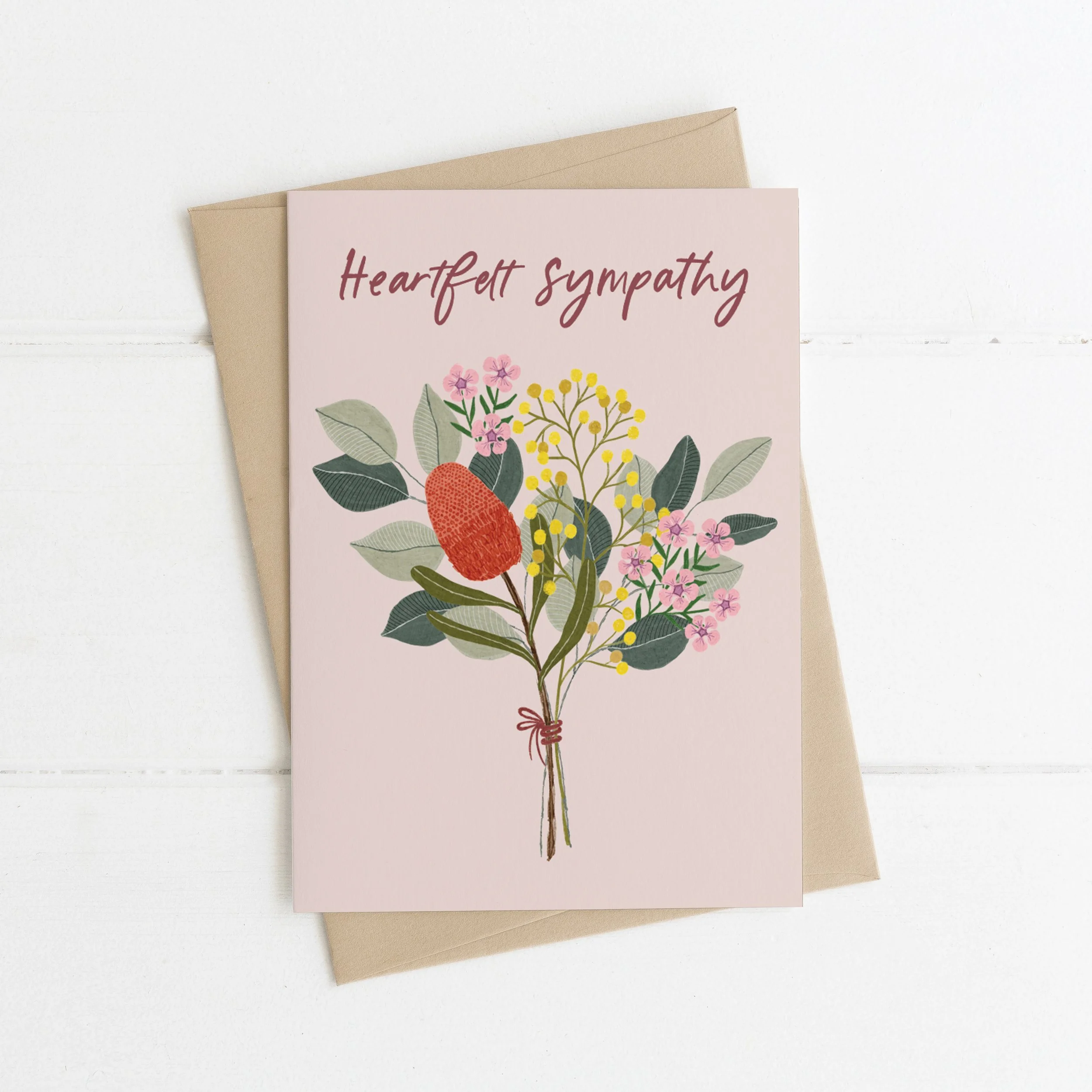 Greeting Card - SYMPATHY BOUQUET