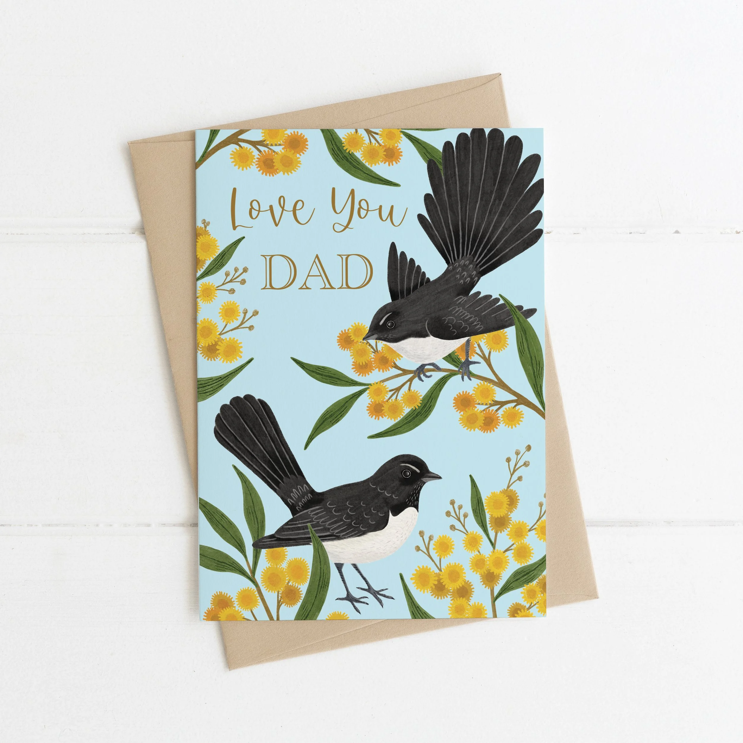 Greeting Card - FATHER'S DAY WAGTAILS