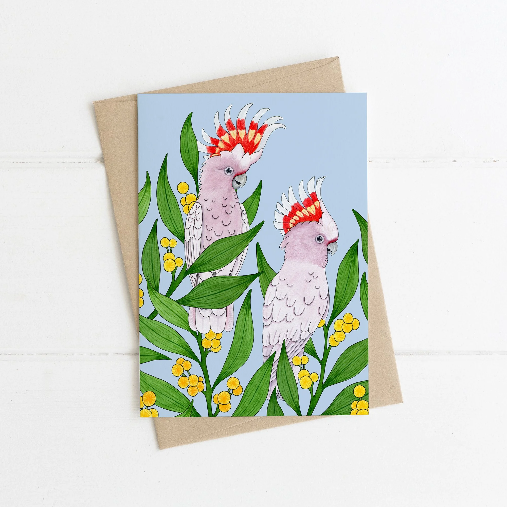 Greeting Card - MAJOR MITCHELL'S PERCH