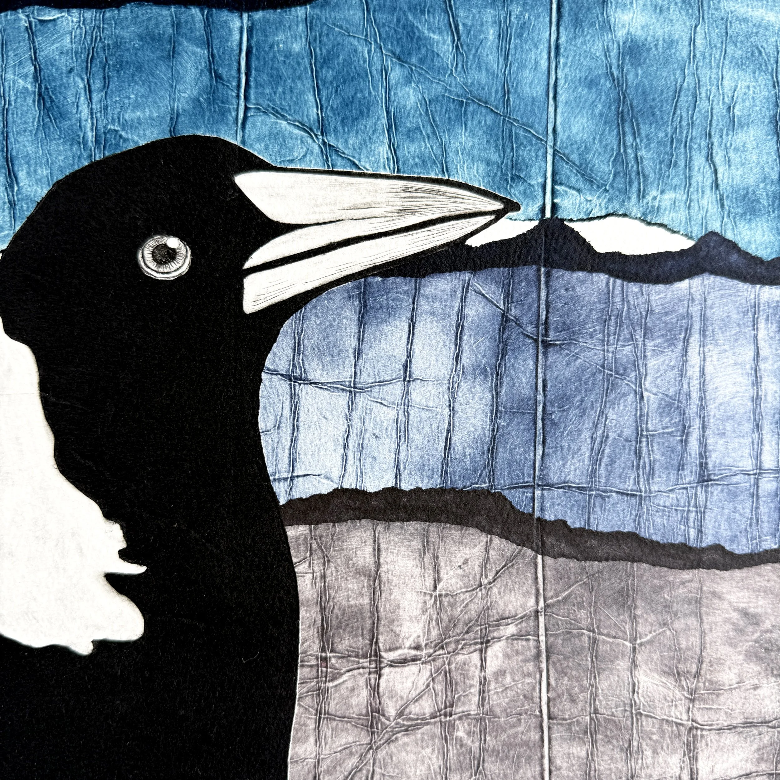 Collagraph Print - BETWEEN LAYERS