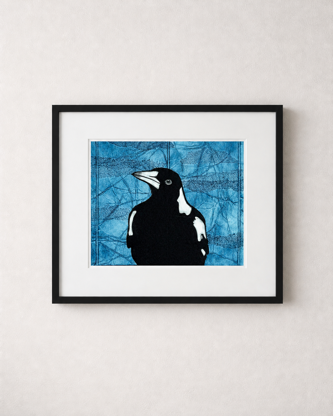 Collagraph Print - MAGPIE MOMENTS V