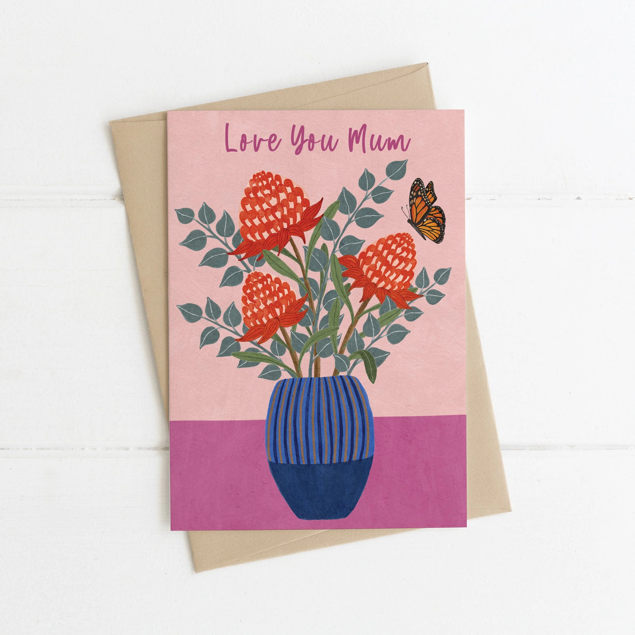Greeting Card - WARATAHS FOR MUM