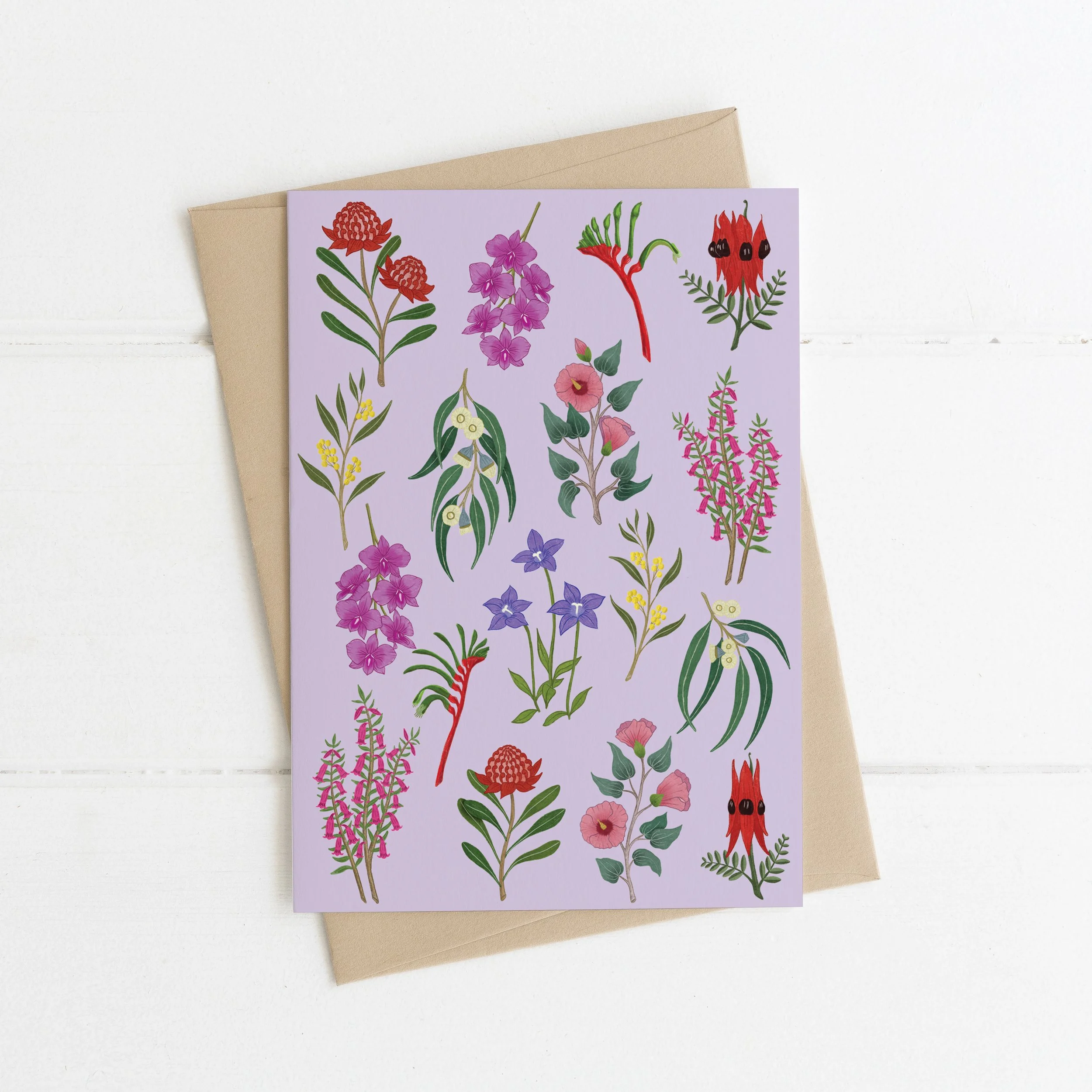 Greeting Card - FLORAL EMBLEMS