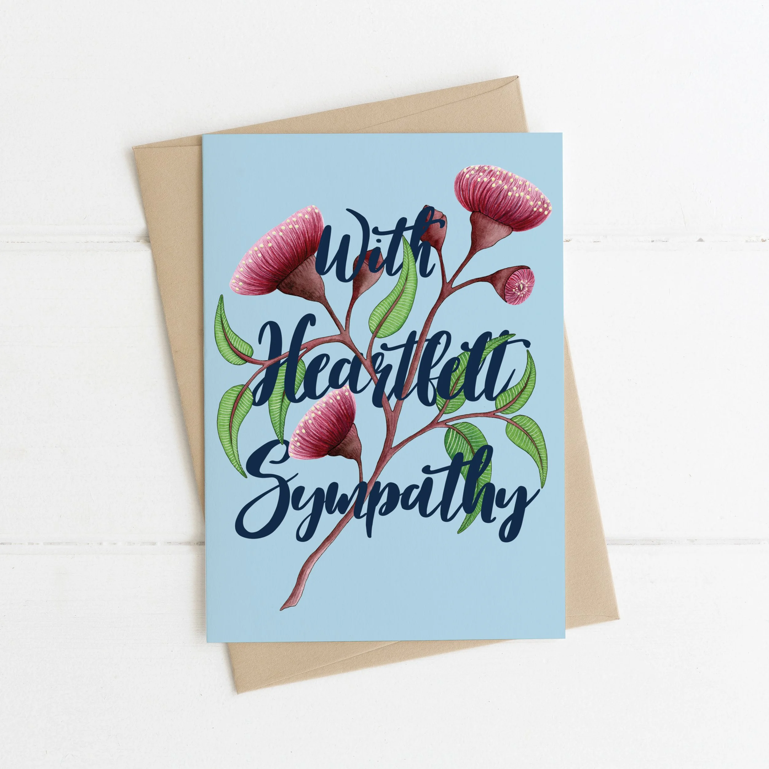 Greeting Card - WITH HEARTFELT SYMPATHY