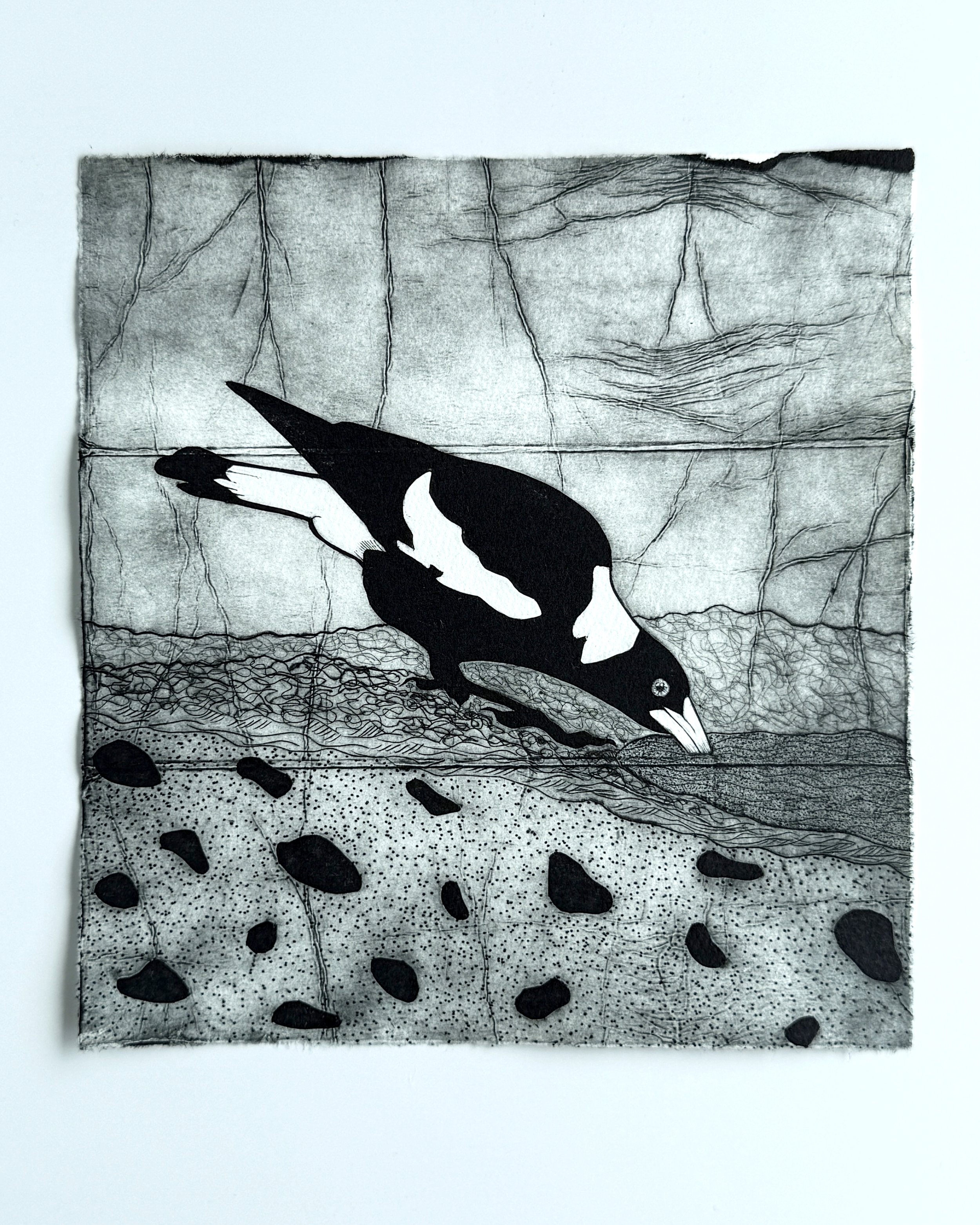 Collagraph Print - AFTER RAIN
