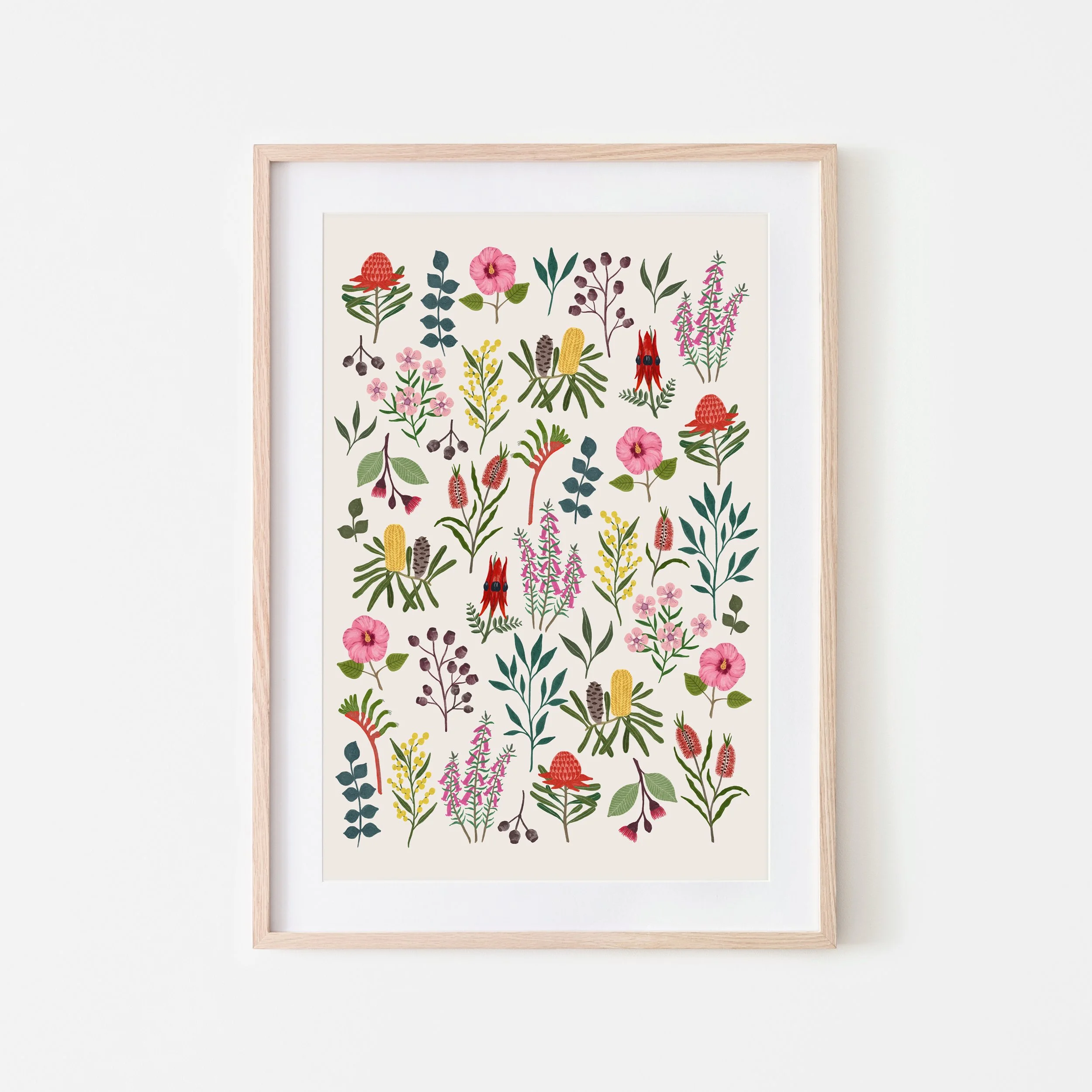 Art Print - AUSTRALIAN WILDFLOWERS