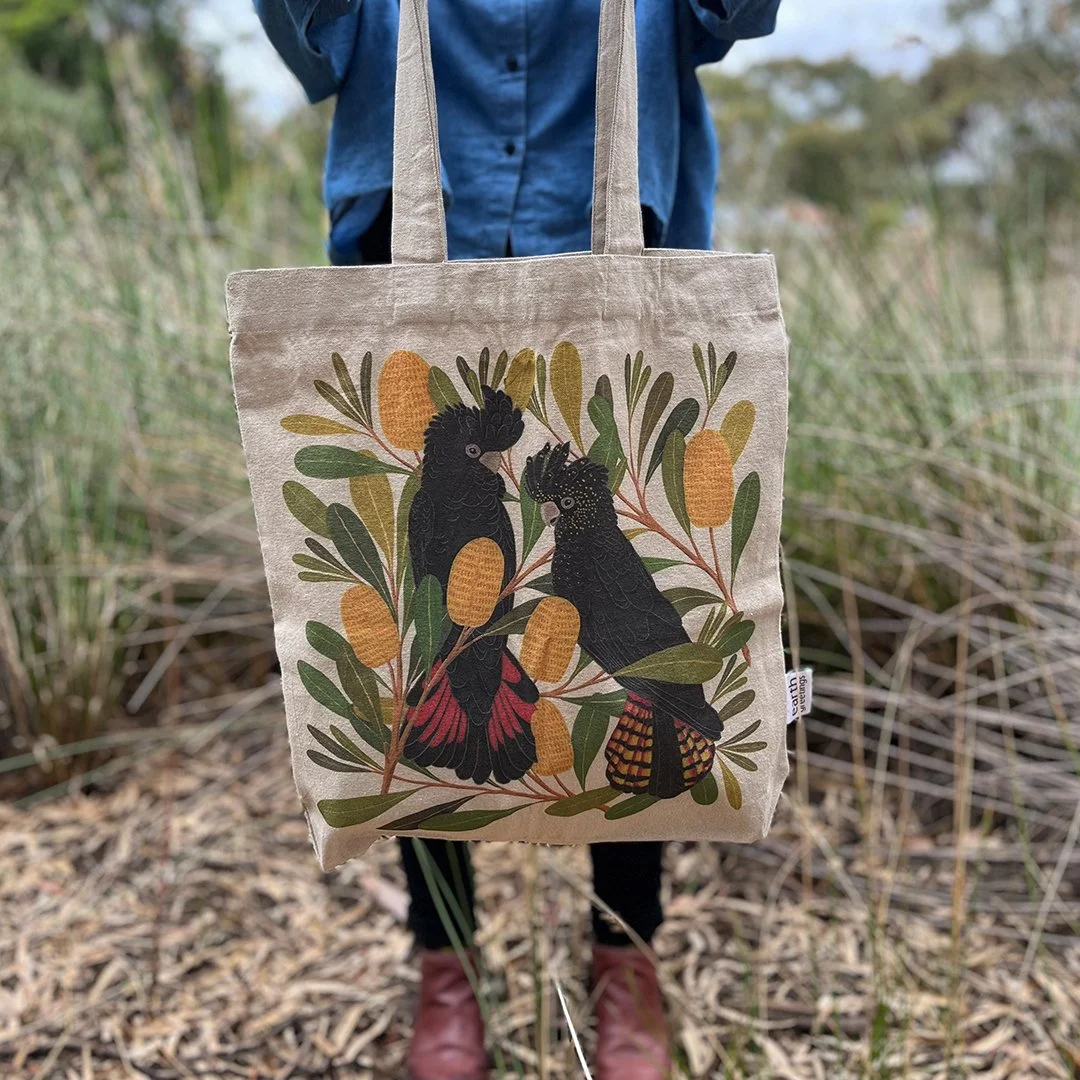 Tote Bag - COCKATOOS & BANKSIA