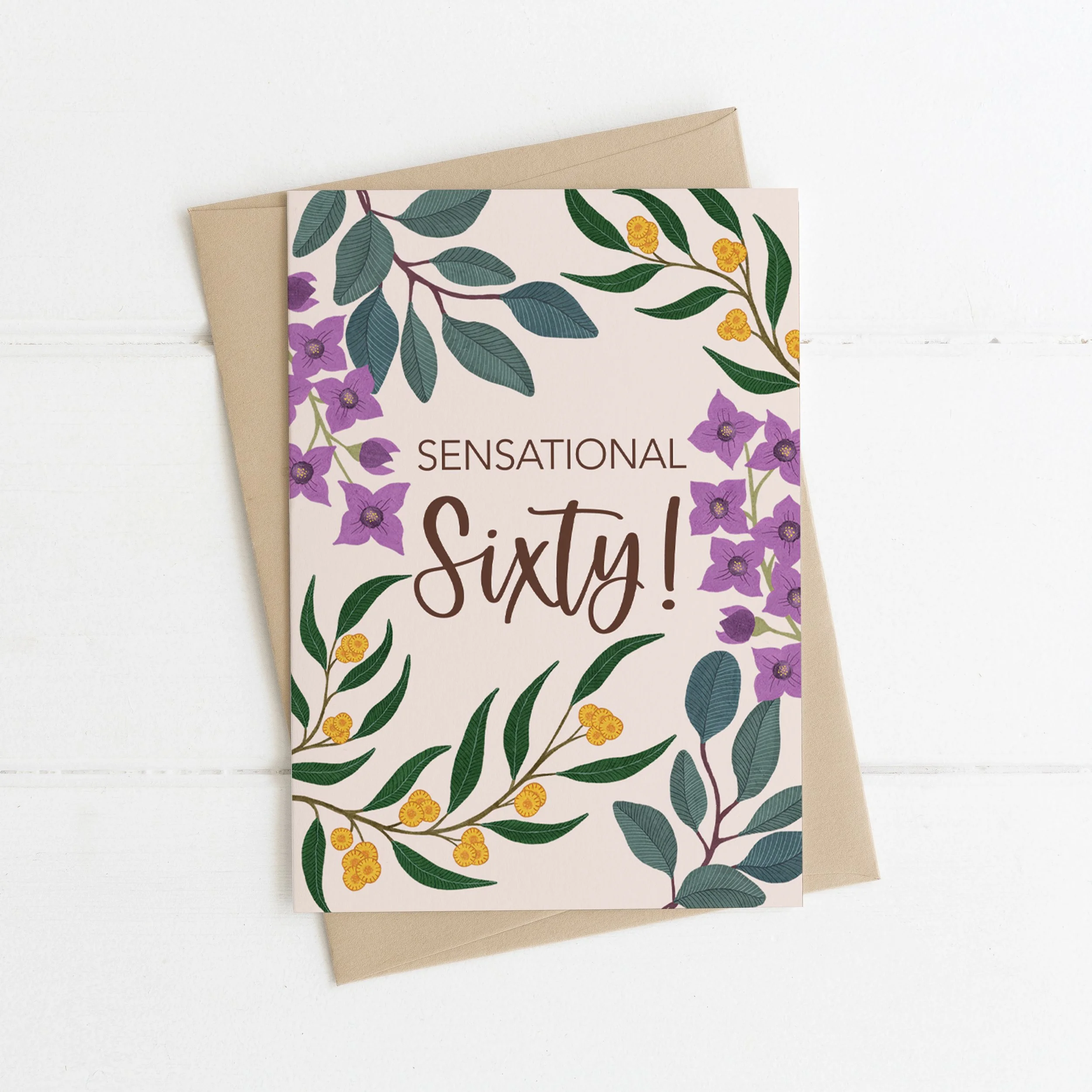 Greeting Card - 60 BIRTHDAY