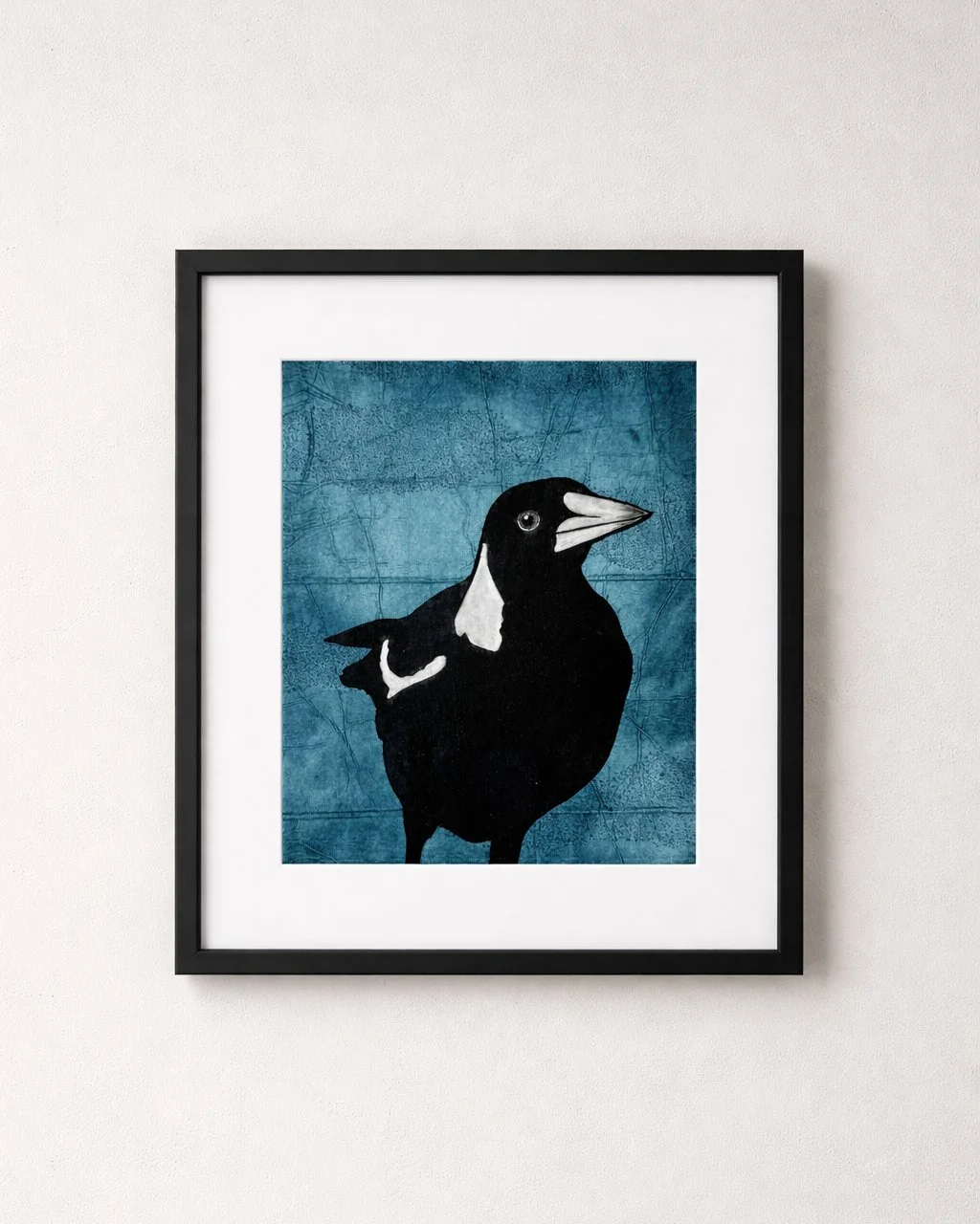 Collagraph Print - MAGPIE MOMENTS II