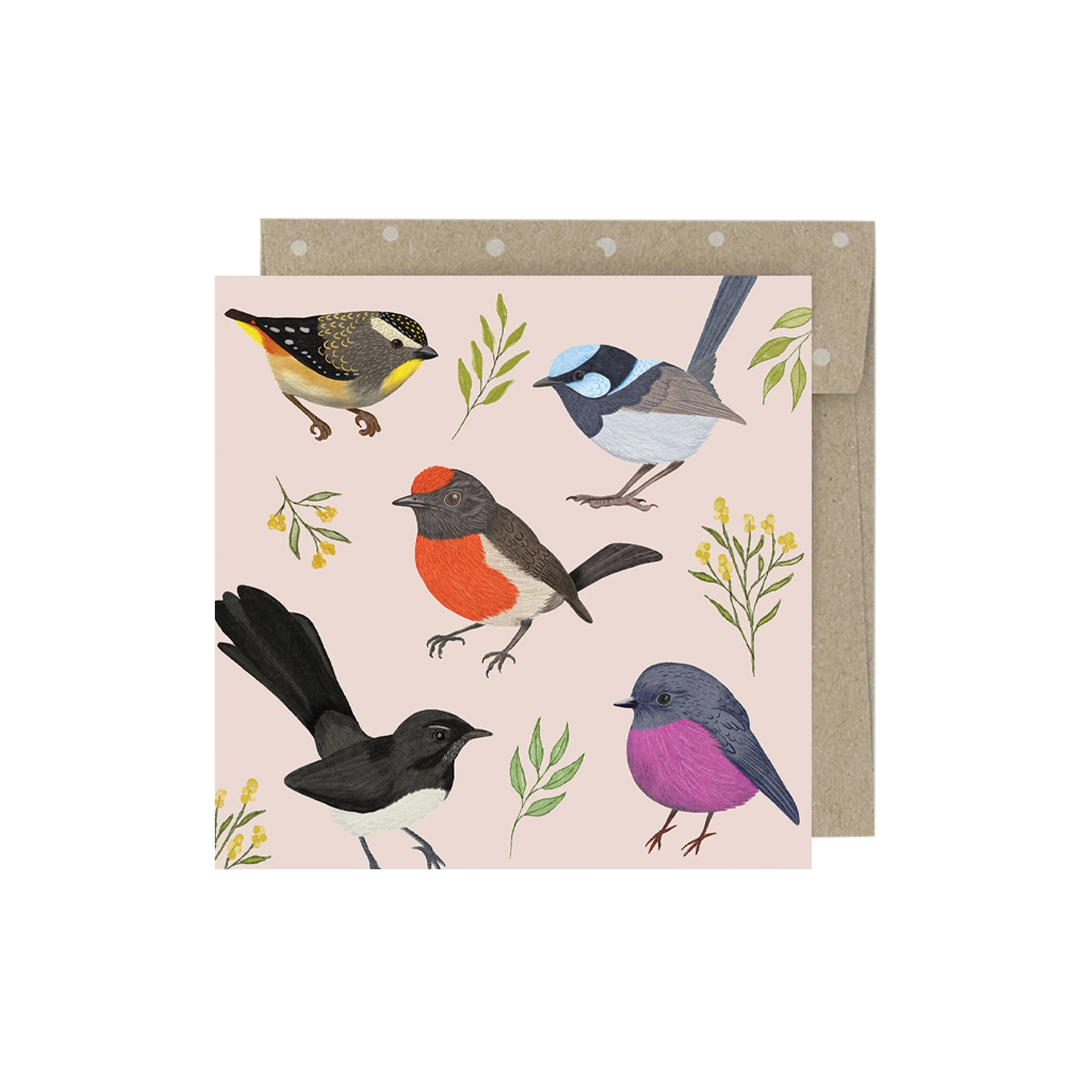Mini Greeting Card - LITTLE BIRDIES