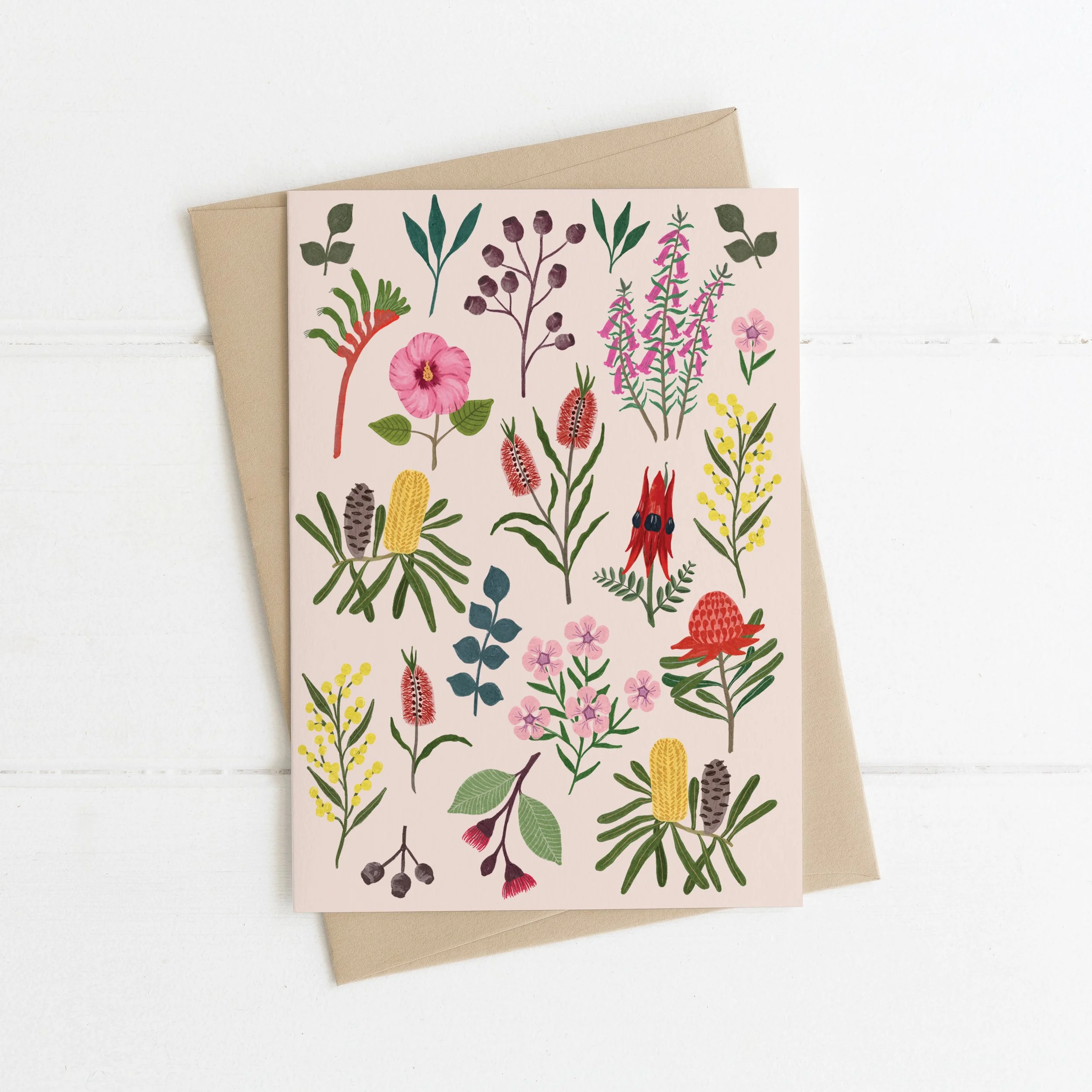Greeting Card - AUSTRALIAN WILDFLOWERS