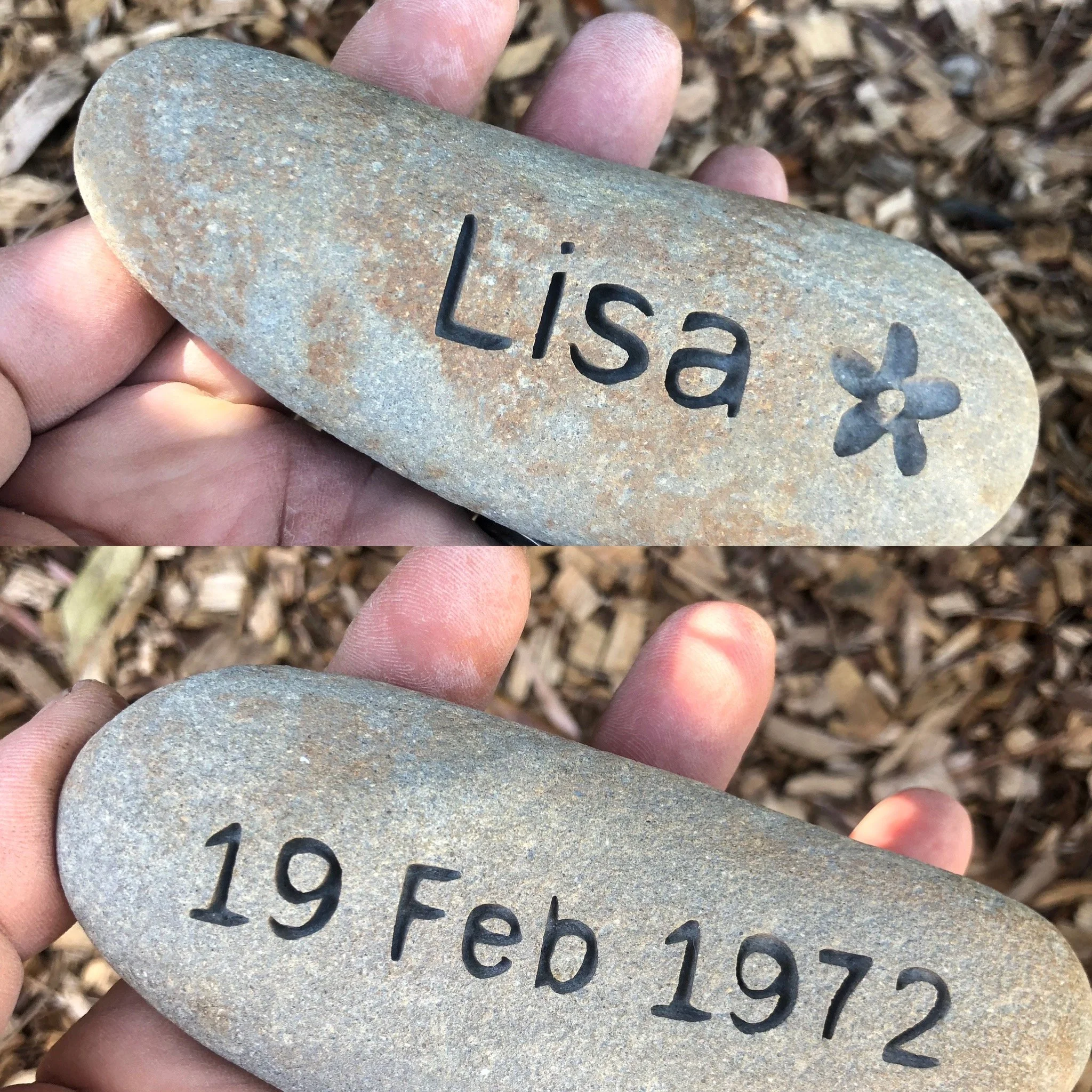 Engraved Stone Co_Special date stone
