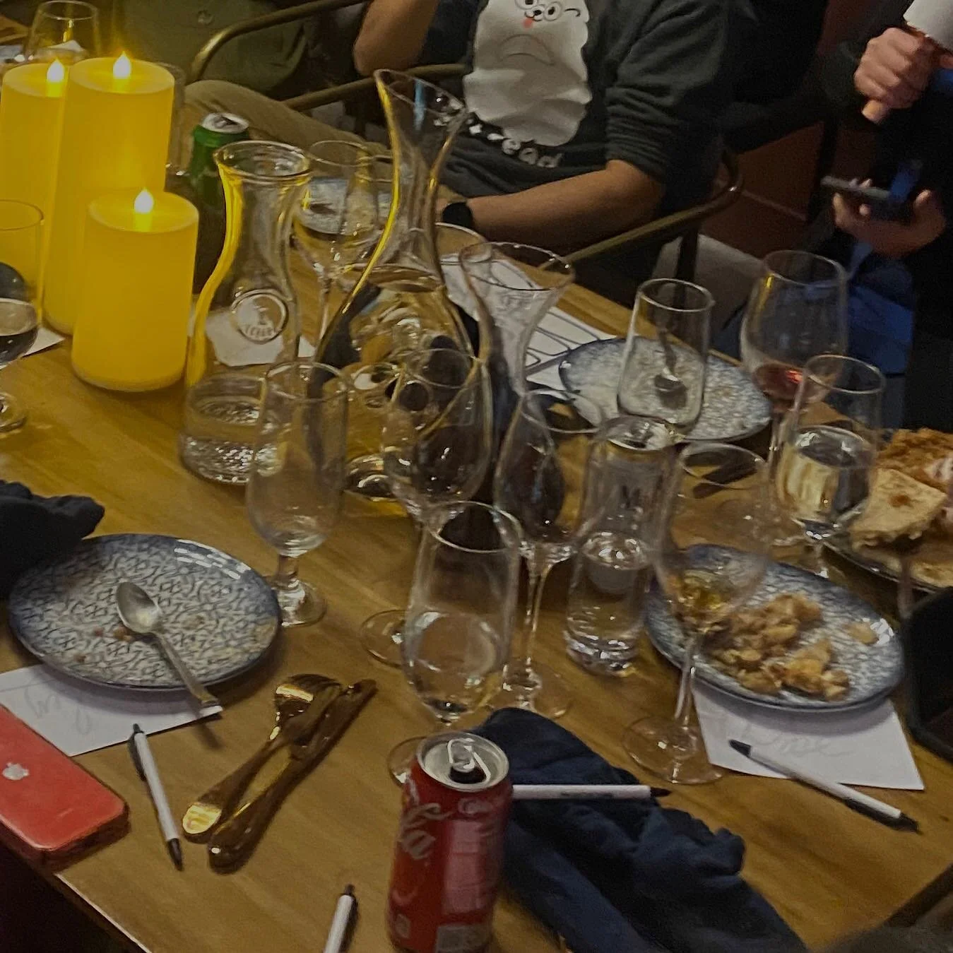 Friendsgiving this year was a riot! My friend and cohost Wendy and I decided to mix things up a bit. This was completely unintentional. The murder mystery was supposed to be a Halloween-themed event, however, I was busy planning other events for RED.