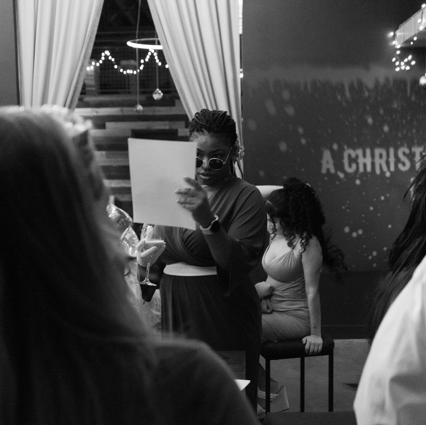 The surprise murder mystery at Friendsgiving went so well that my friend and I wanted to do another one for our Christmas party with our friends. But how were we going to top such a successful event?? We went to our usual place to brainstorm some ide