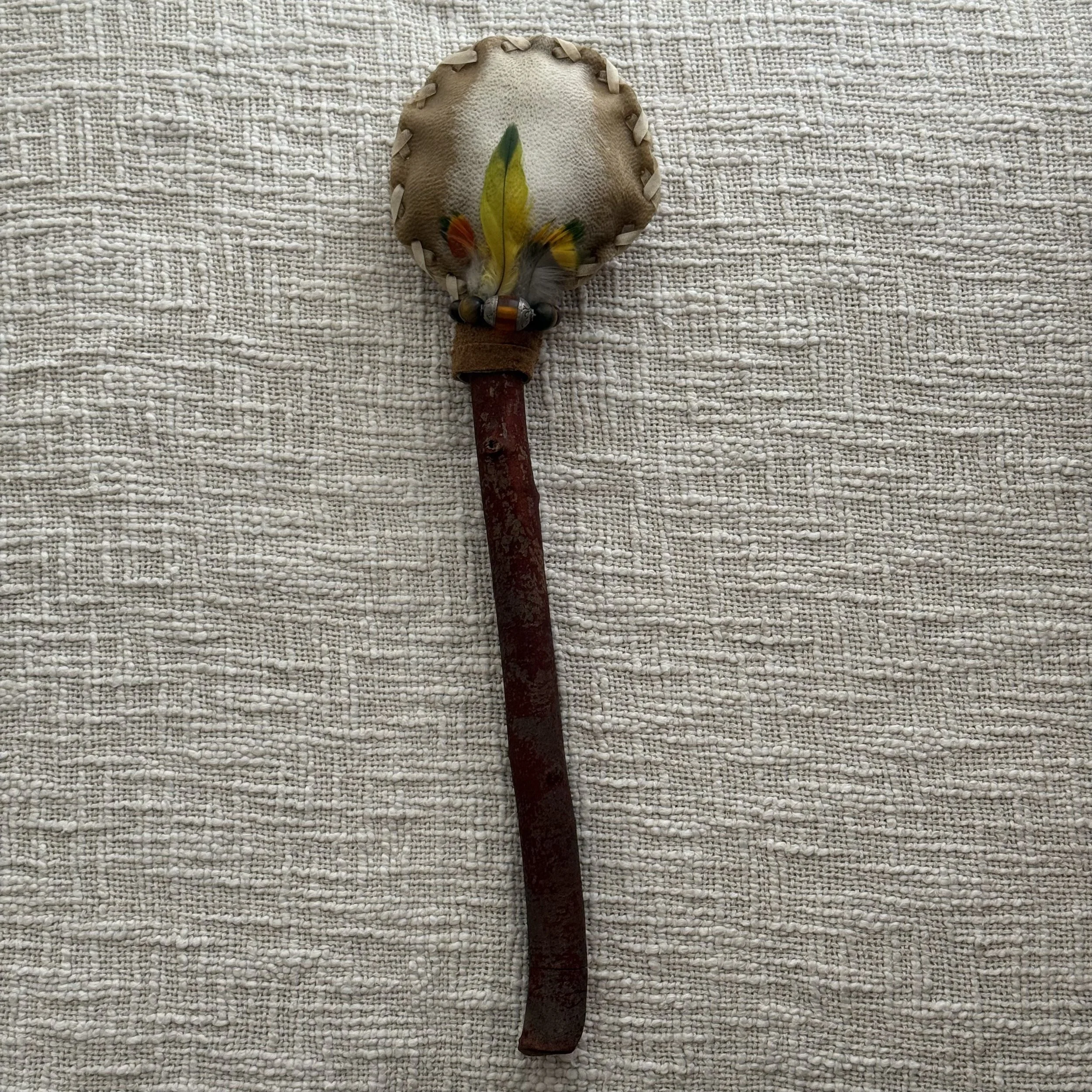 Shamanic Rattle- Rainbow lorikeet