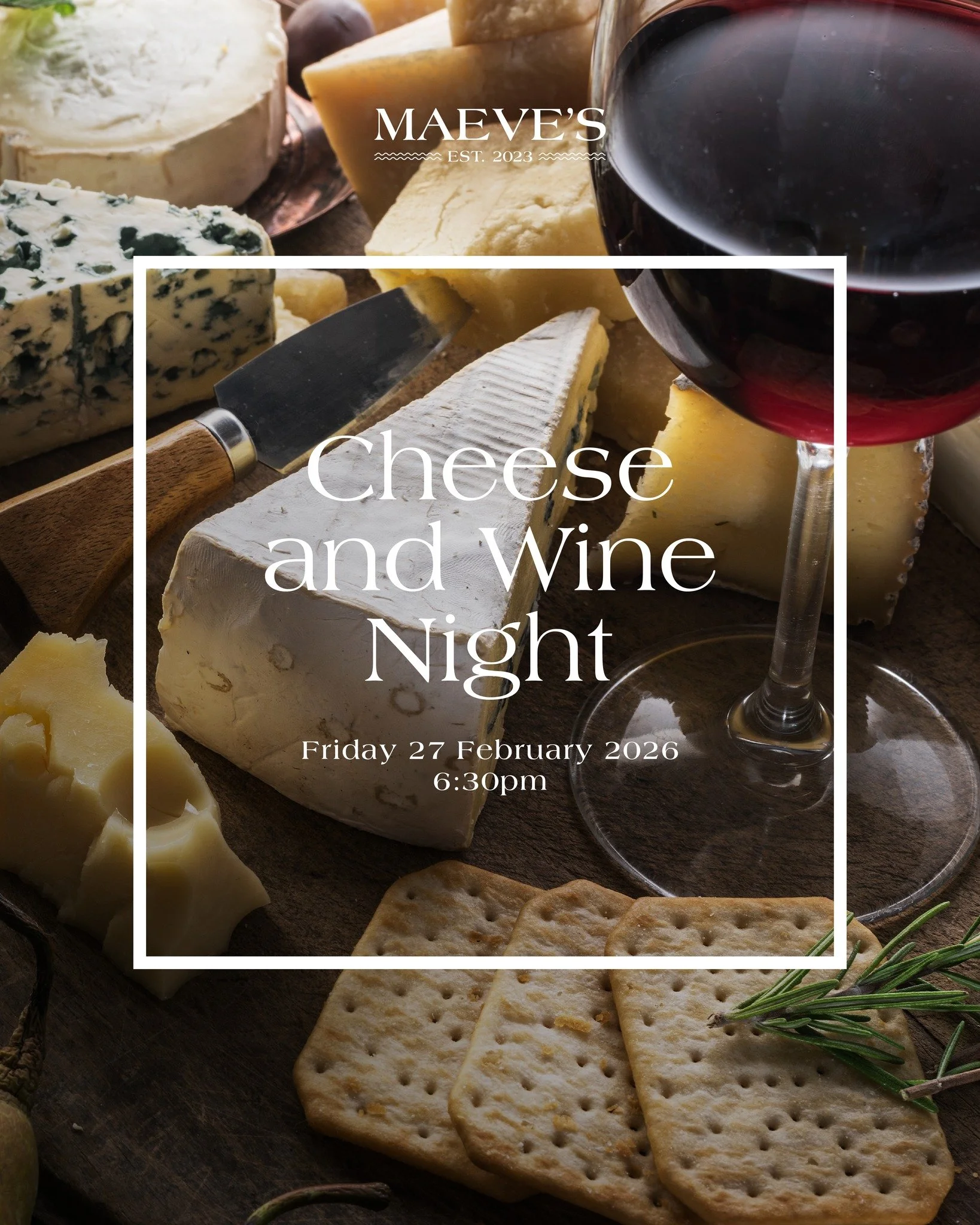 Join us on Friday 27 February, for an evening filled with cheese and wine.

The experts from @nethergatewines will be with us to guide you through their wines and help you pair them with the range of cheeses on offer, including Baron Bigod, Suffolk B