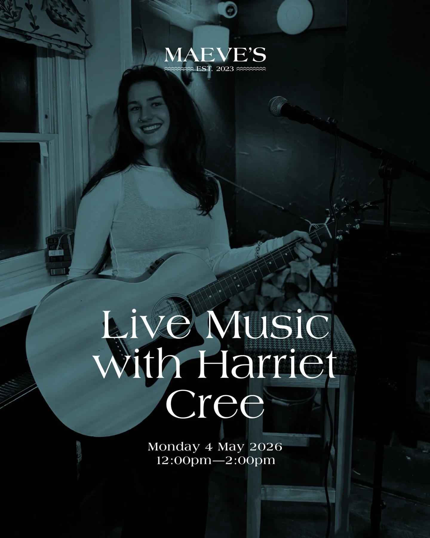 Bank Holiday Monday just got a whole lot brighter! ☀️ Join us at Maeve's for a morning of live music, delicious brunch, and great company. Here's what you need to know:
When: Monday 4 May 2026
Time: 9am - 3pm
Brunch: 9am - 2pm
Music: 12pm - 2pm
We ca