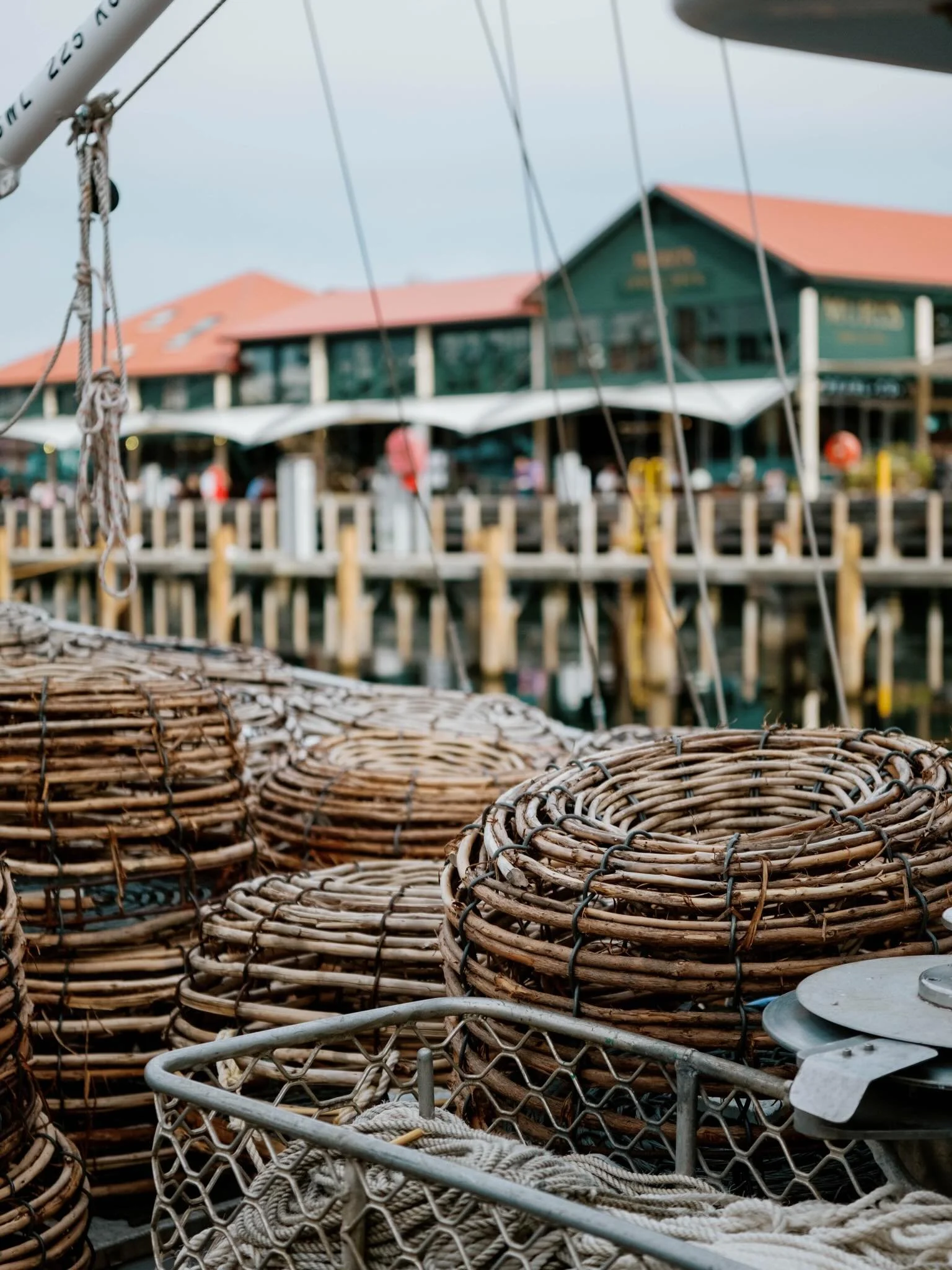 The Hobart waterfront is brimming with activity. Tugboats waiting to haul in the next cargo ship, fisherman selling their morning catch, an Antarctic icebreaker preparing for its next expedition and Australia&rsquo;s oldest trading ship enjoying reti