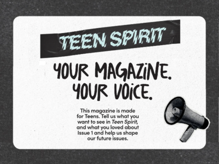 HAVE YOUR SAY! HELP US SHAPE TEEN SPIRIT