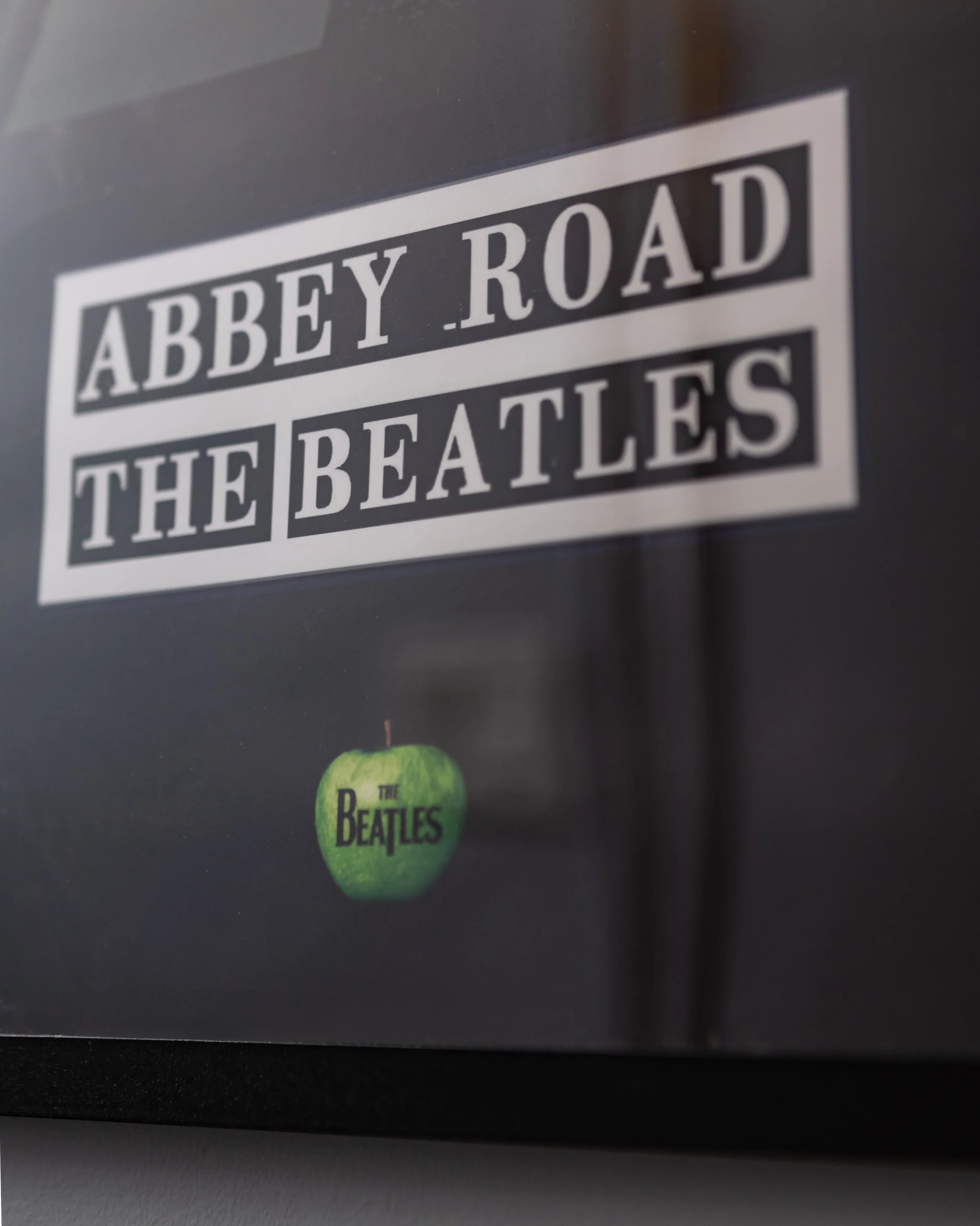 Framed music poster detail in the Hallway to Nowhere in Toronto Ontario, Project Ten Forward by Inspired Spaces Design Studio