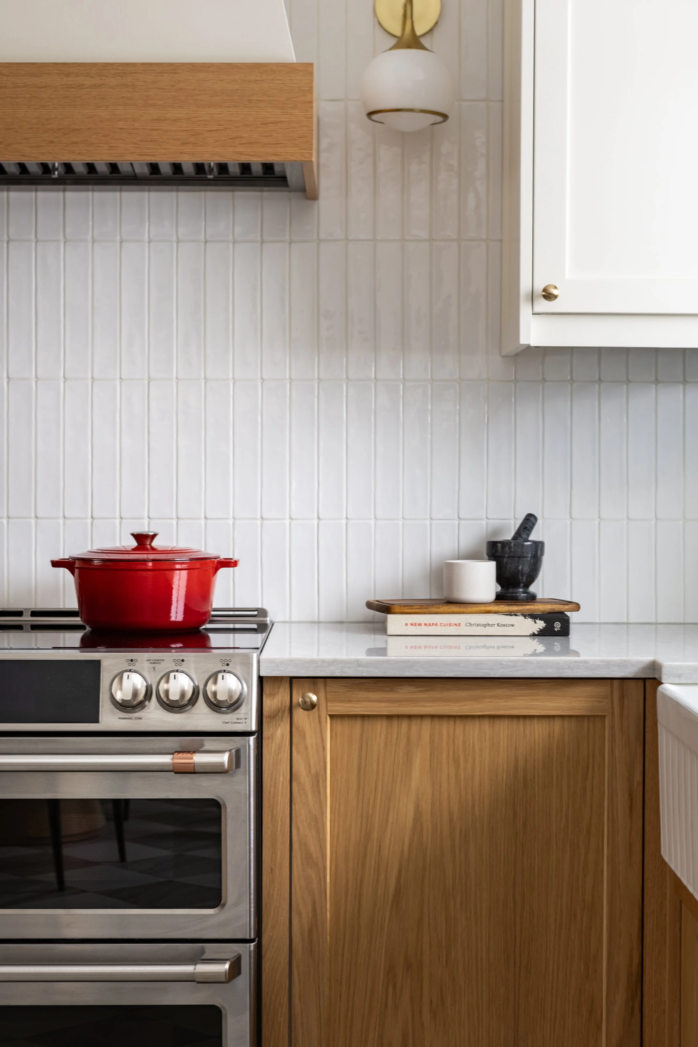Kitchen detail — moody transitional main floor renovation in Ajax Ontario, Project Dream Home by Inspired Spaces Design Studio