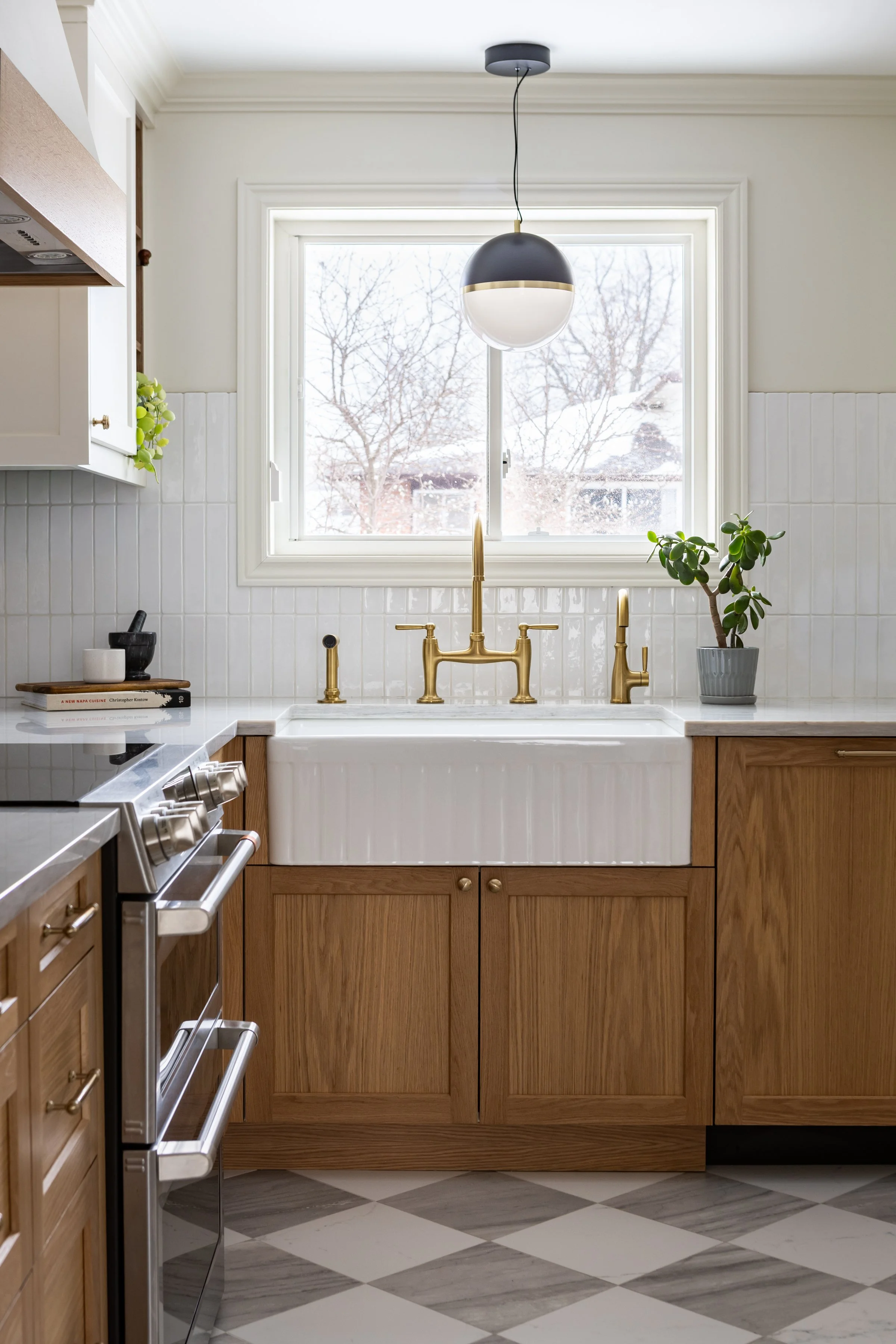 Kitchen detail — moody transitional main floor renovation in Ajax Ontario, Project Dream Home by Inspired Spaces Design Studio