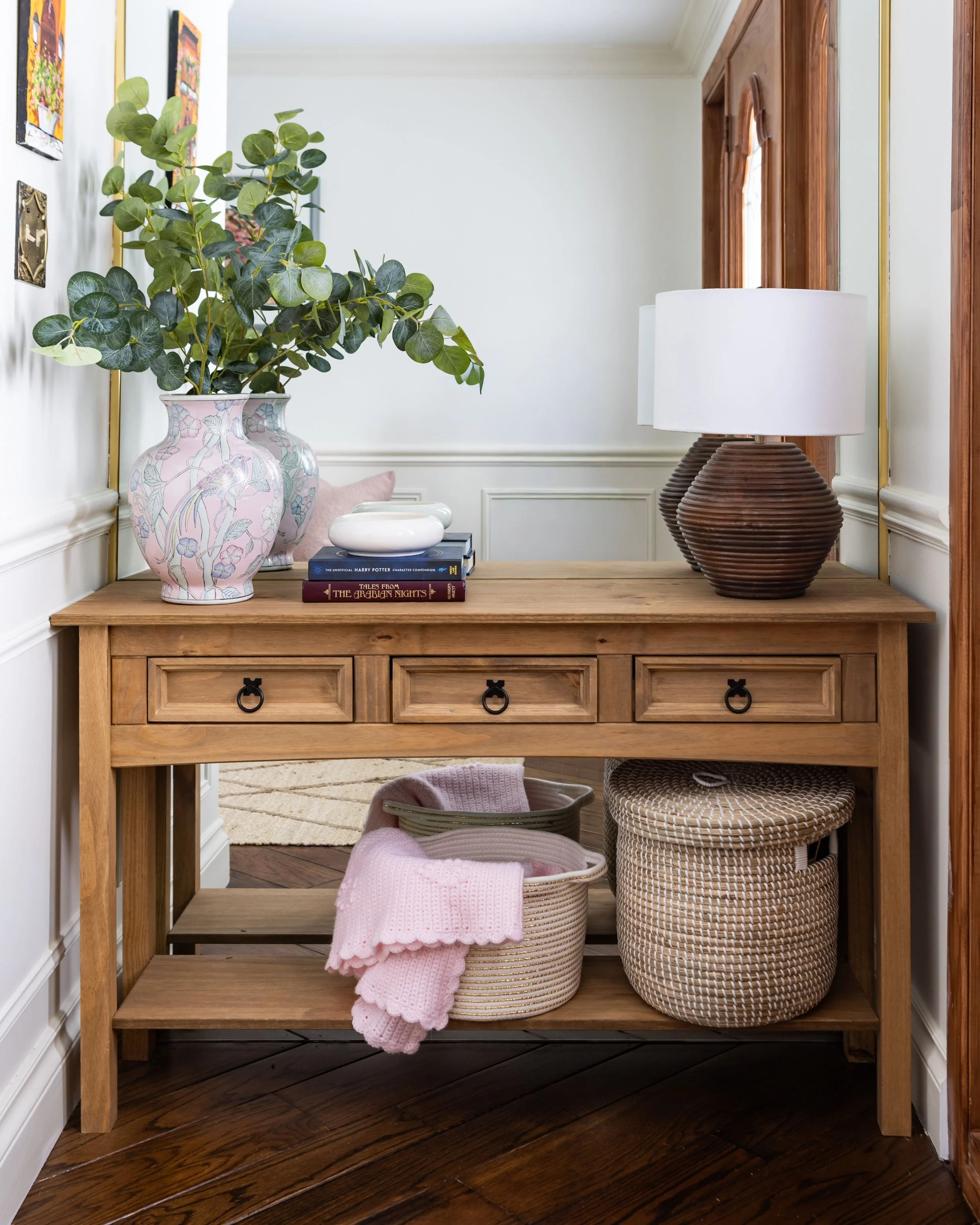 Entryway — moody transitional main floor renovation in Ajax Ontario, Project Dream Home by Inspired Spaces Design Studio