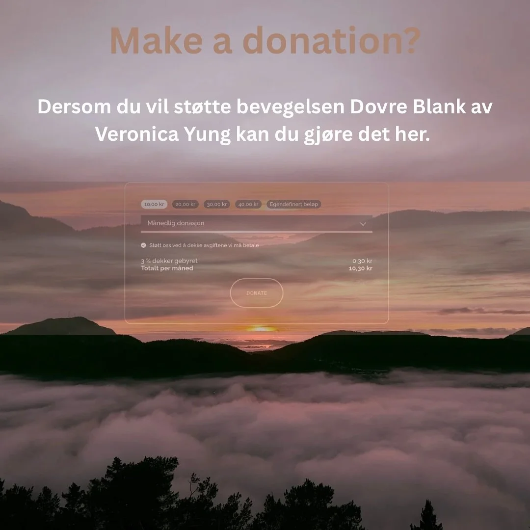 På www.veronicayung.com/contactme kan du donere om du ønsker å gi din støtte til dette sjelsprosjektet.
♾️🌈🪁