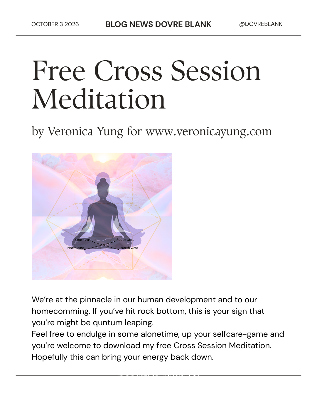Cross Session Meditation 