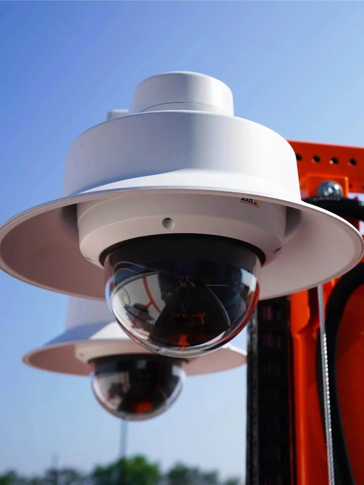 Mobile surveillance camera deployed for Tibor Protection.