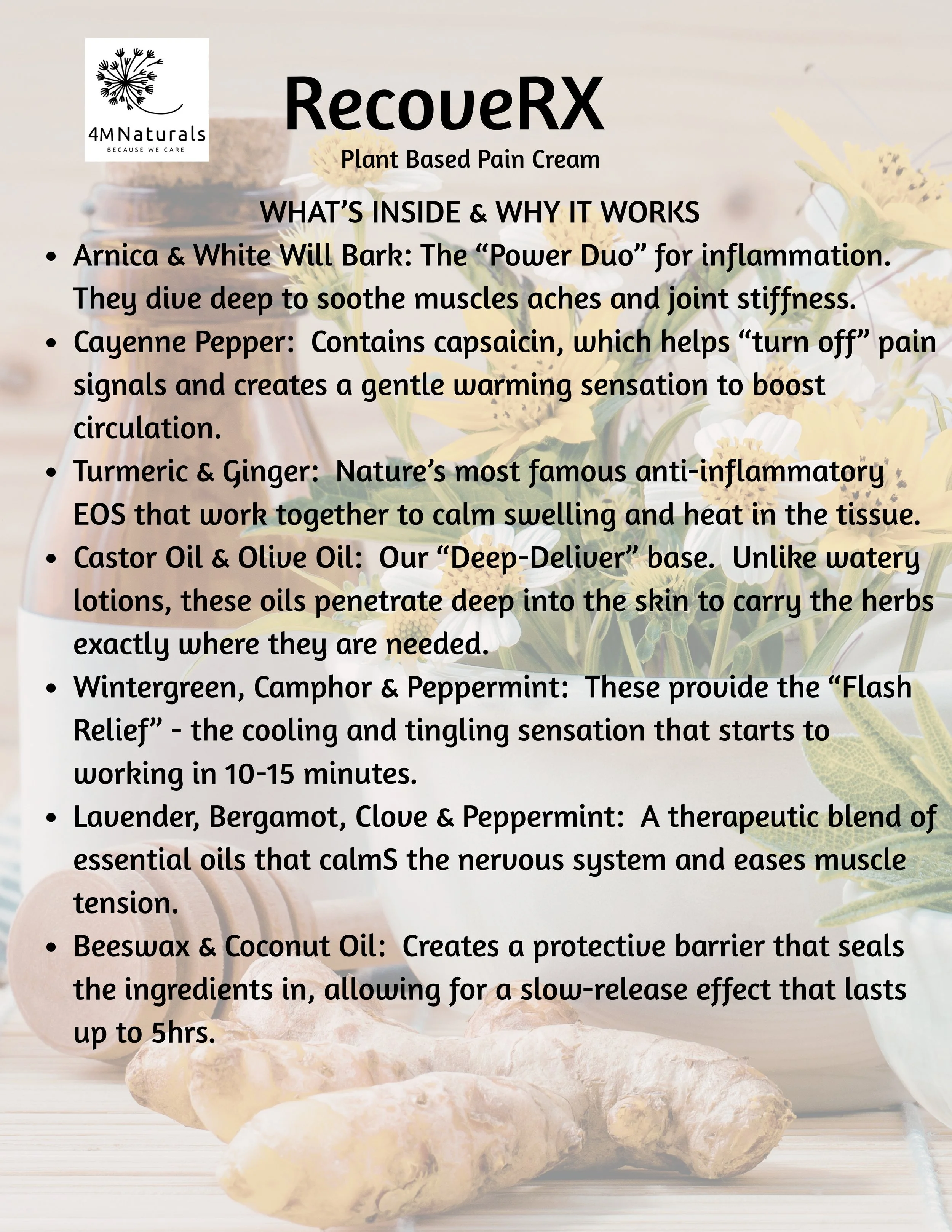 RecoverX Pain Cream