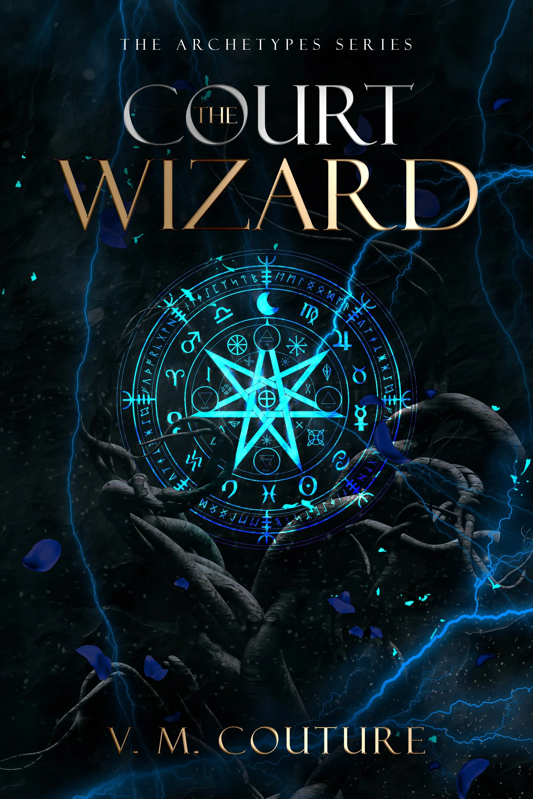 Book cover for The Court Wizard by V. M. Couture