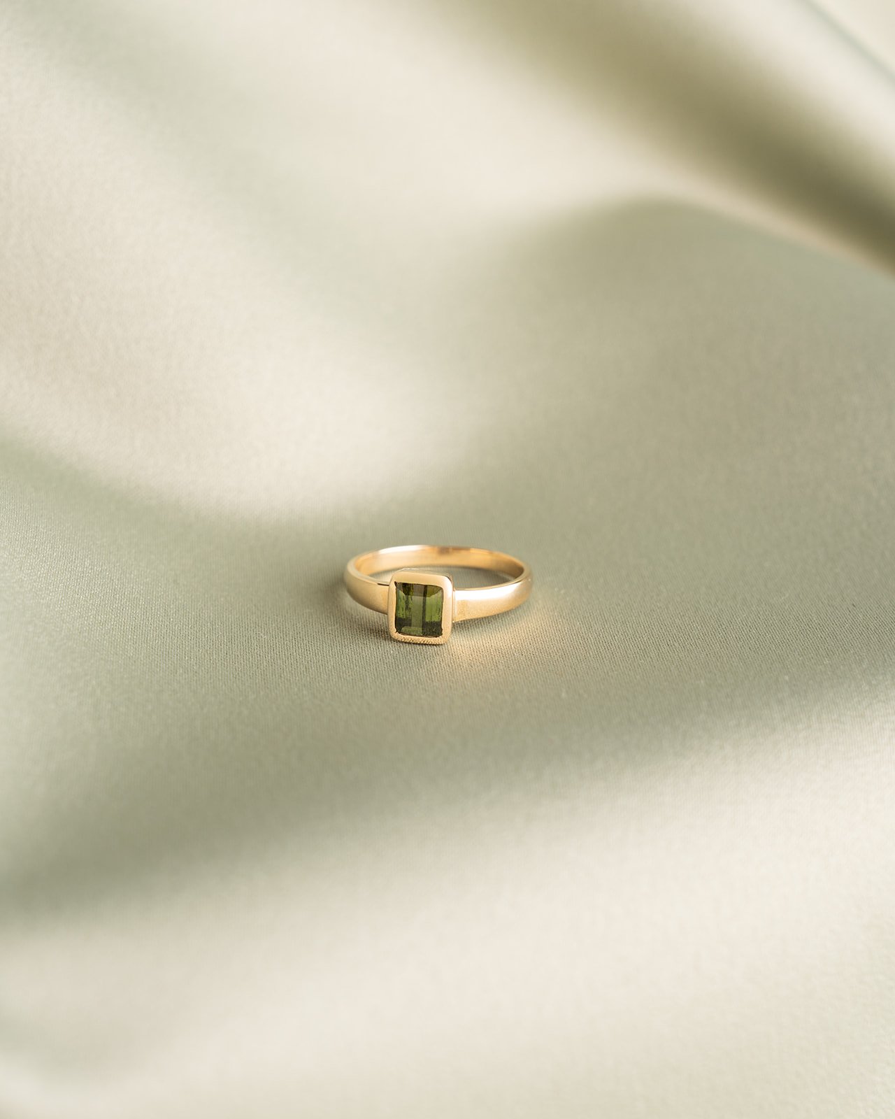 Bi-Colored Tourmaline Ring