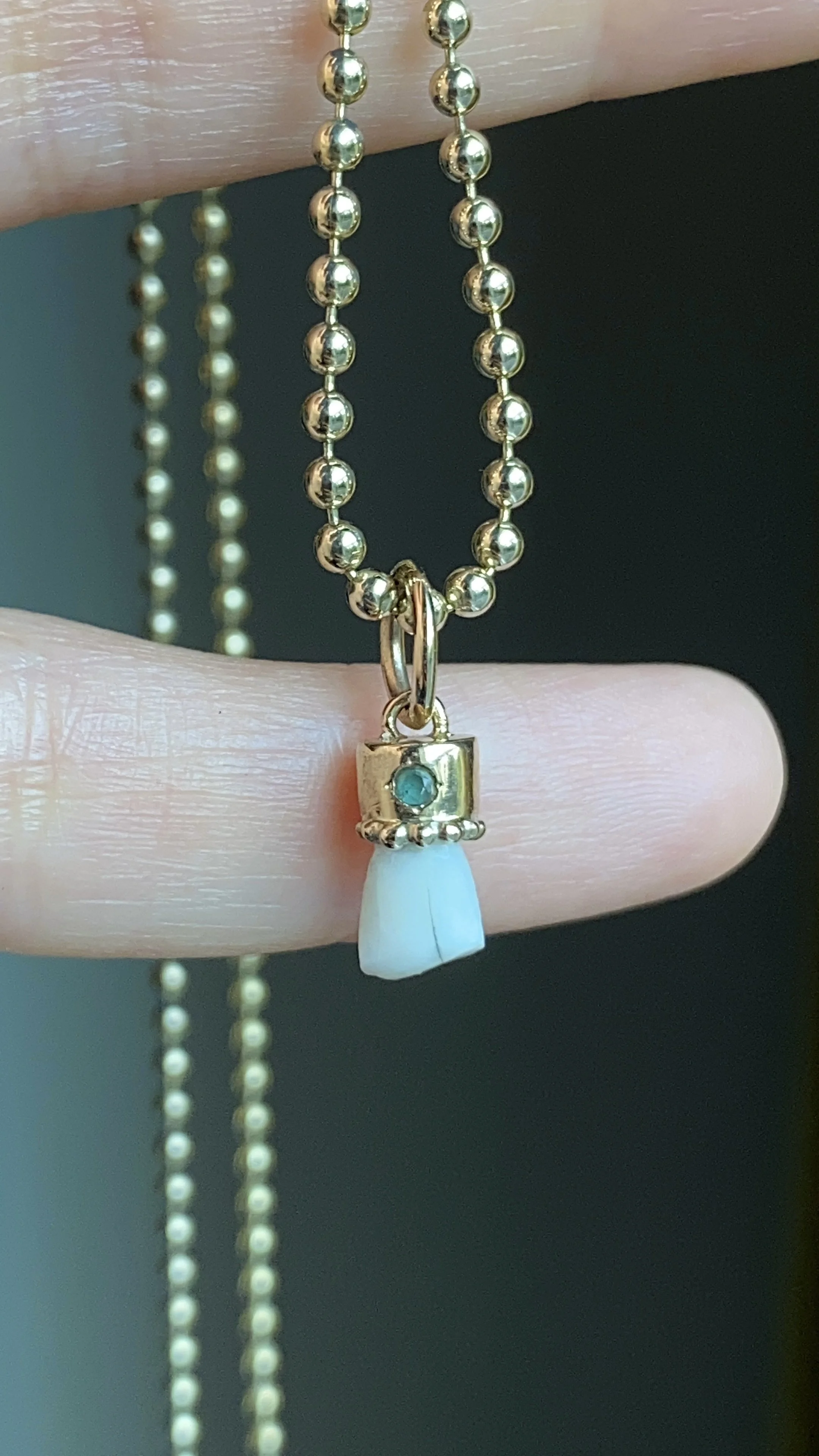 Custom Baby Tooth Pendant