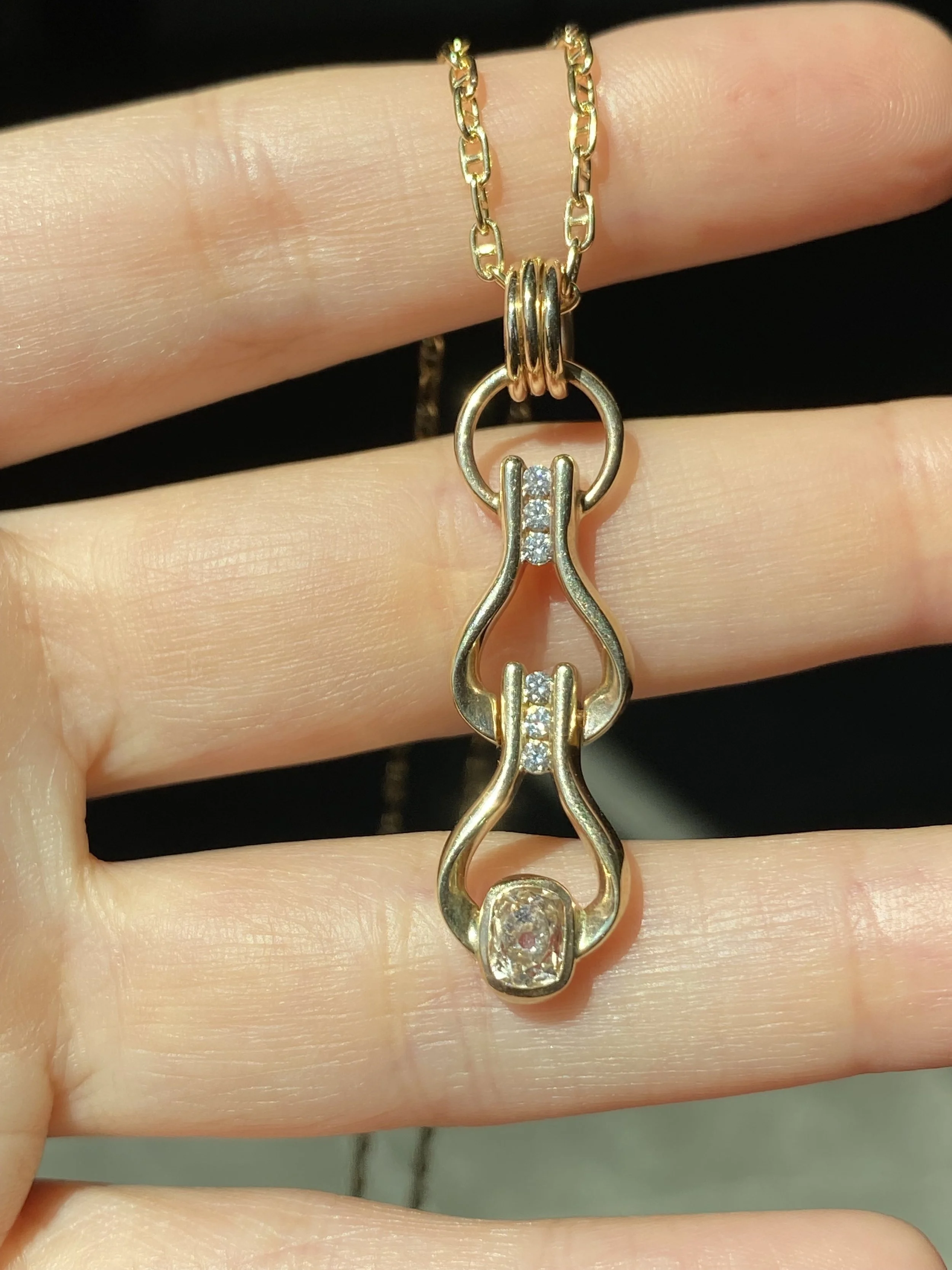SUMMER SALE - Custom Diamond Pendant