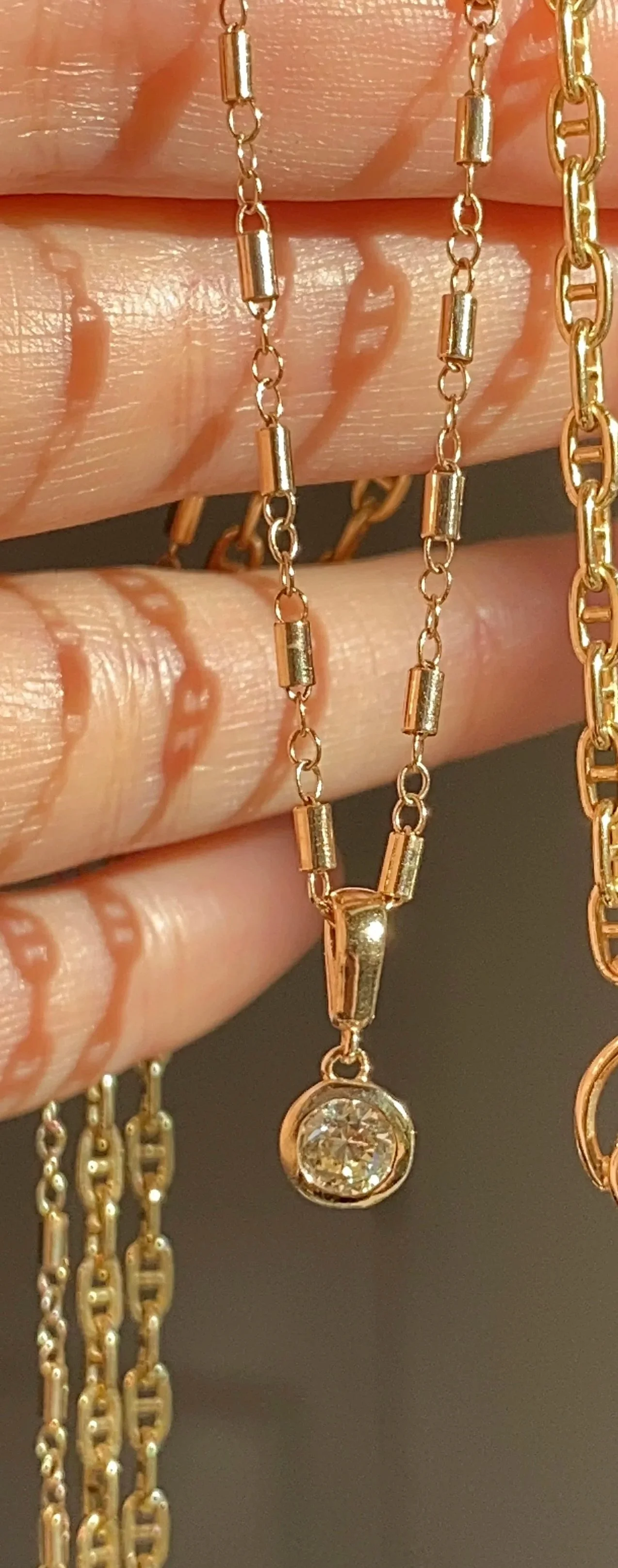 Summer Sale - Diamond Bezel Charm