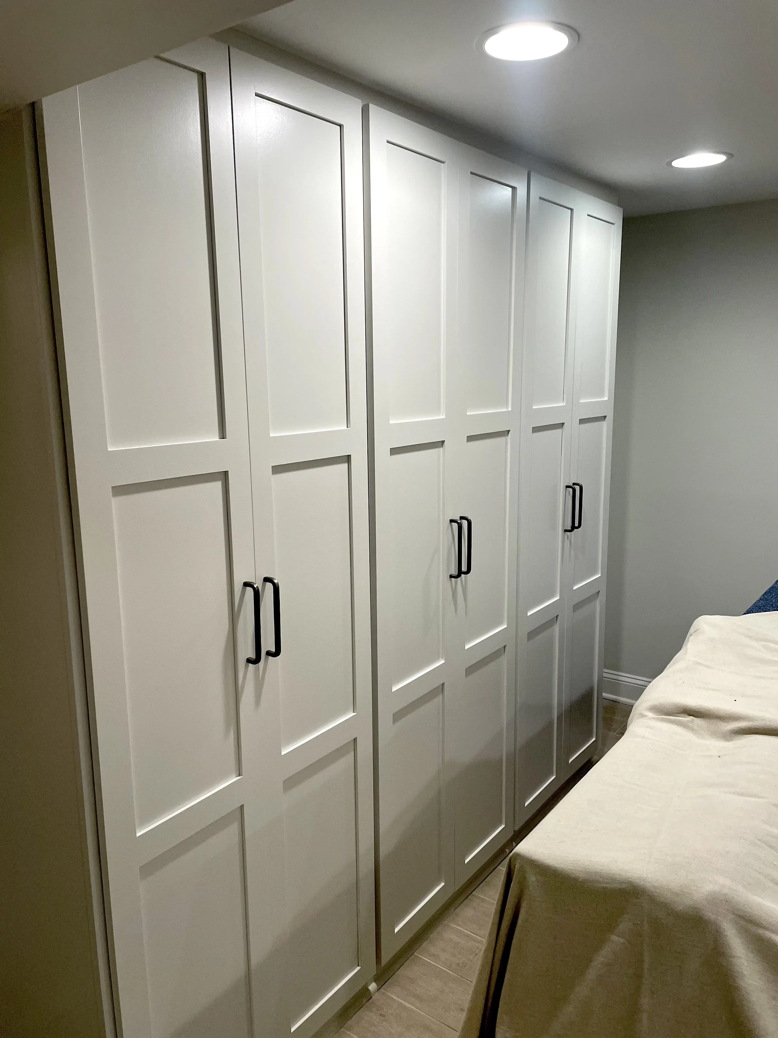 Basement utility storage