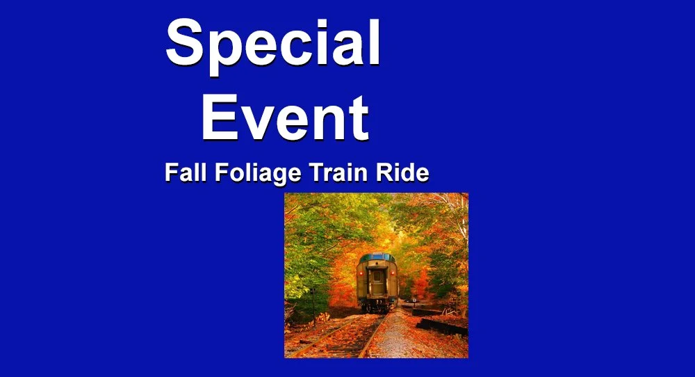 Fall Foliage Train Ride