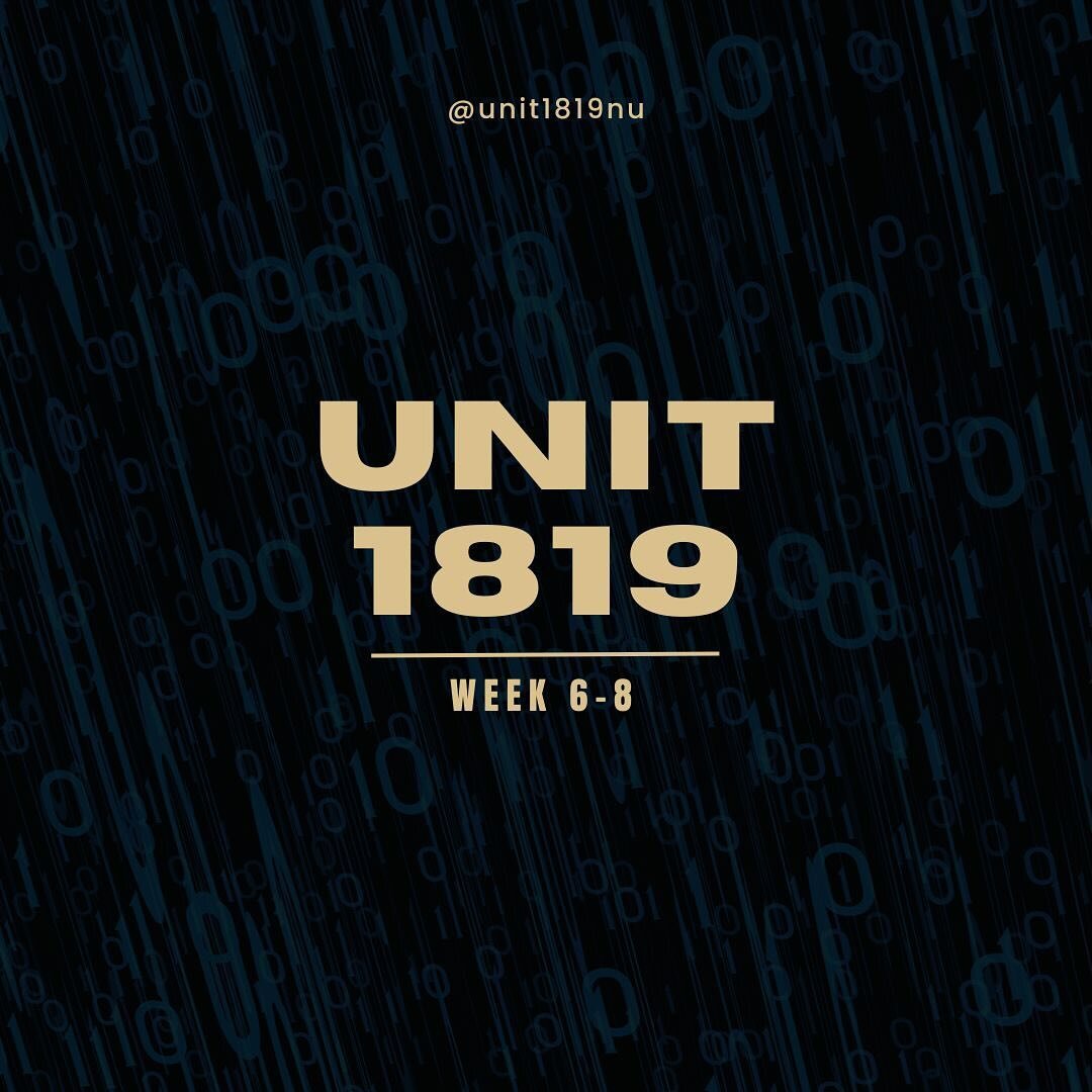 Weeks 6-8 of Unit 1819
&bull;
&bull;
&bull;
#norwichuniversity #nucc #unit1819