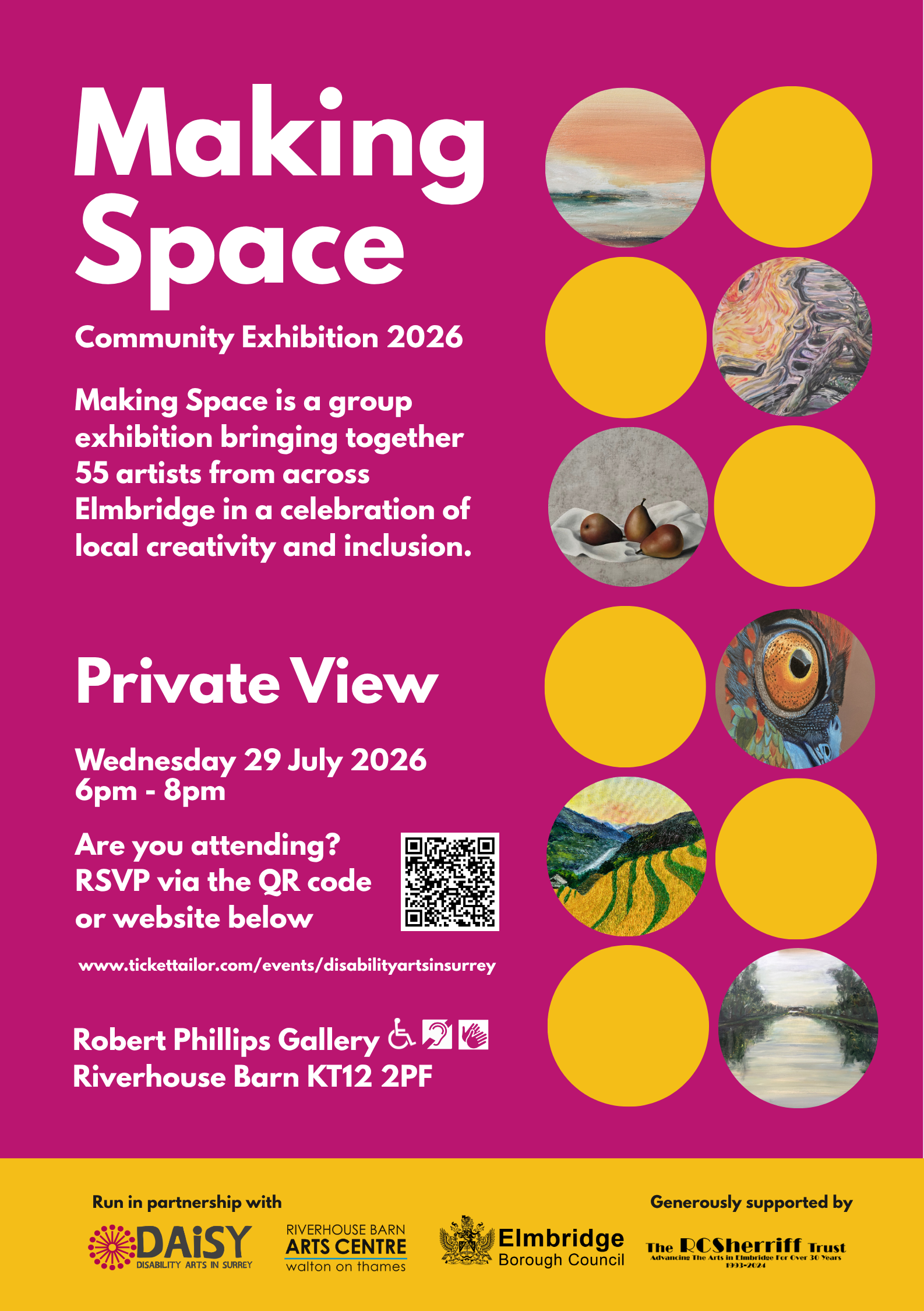 Making Space and Daisy Borough of Elmbridge Exhibition