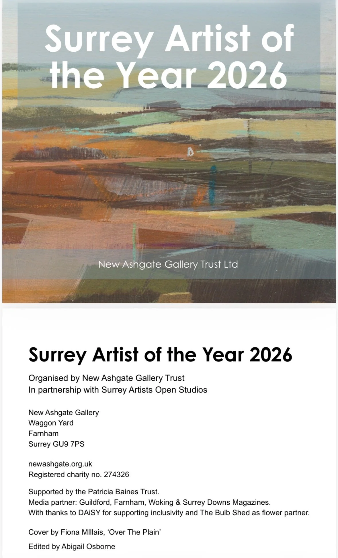 Surrey Artist Of The Year