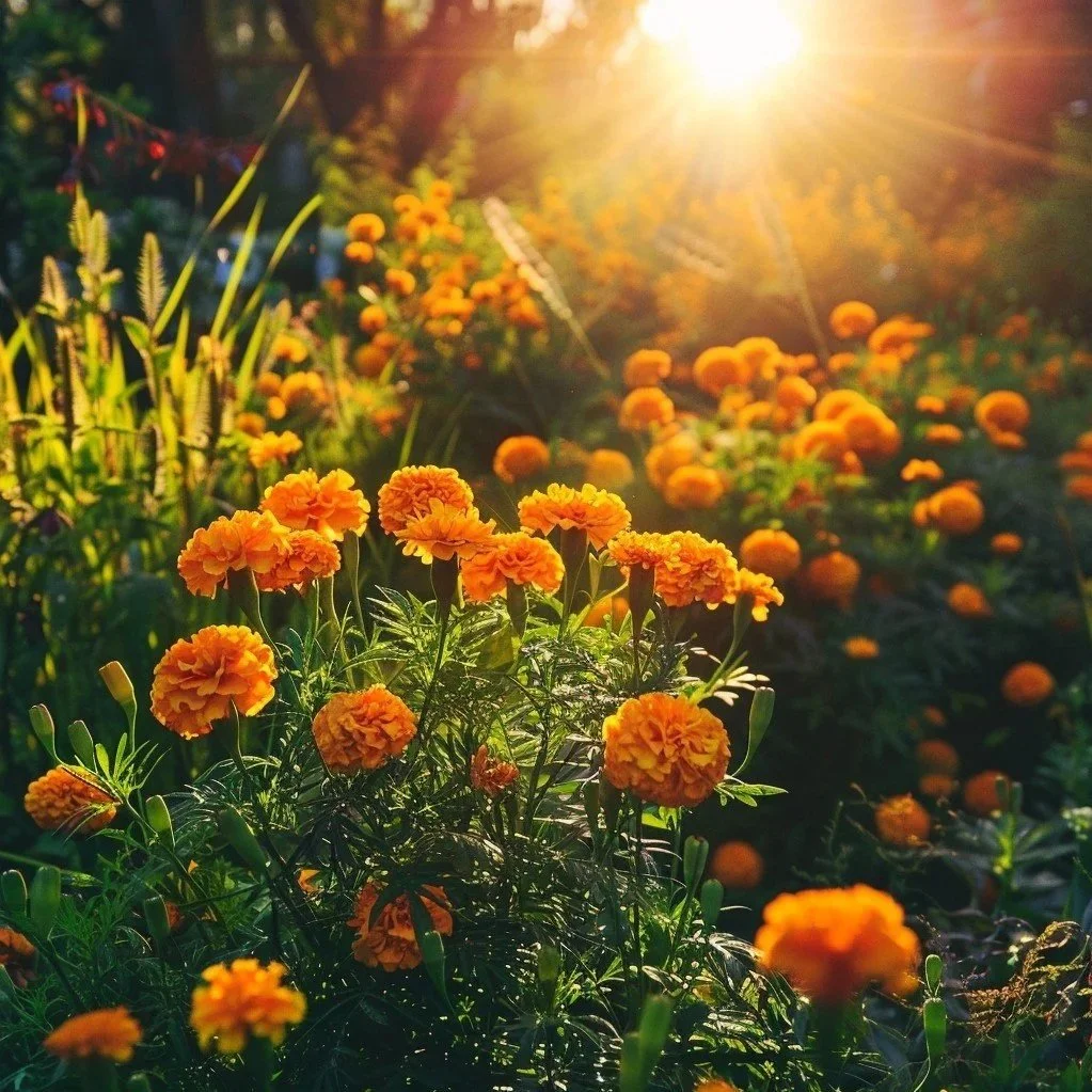 how marigolds help your garden