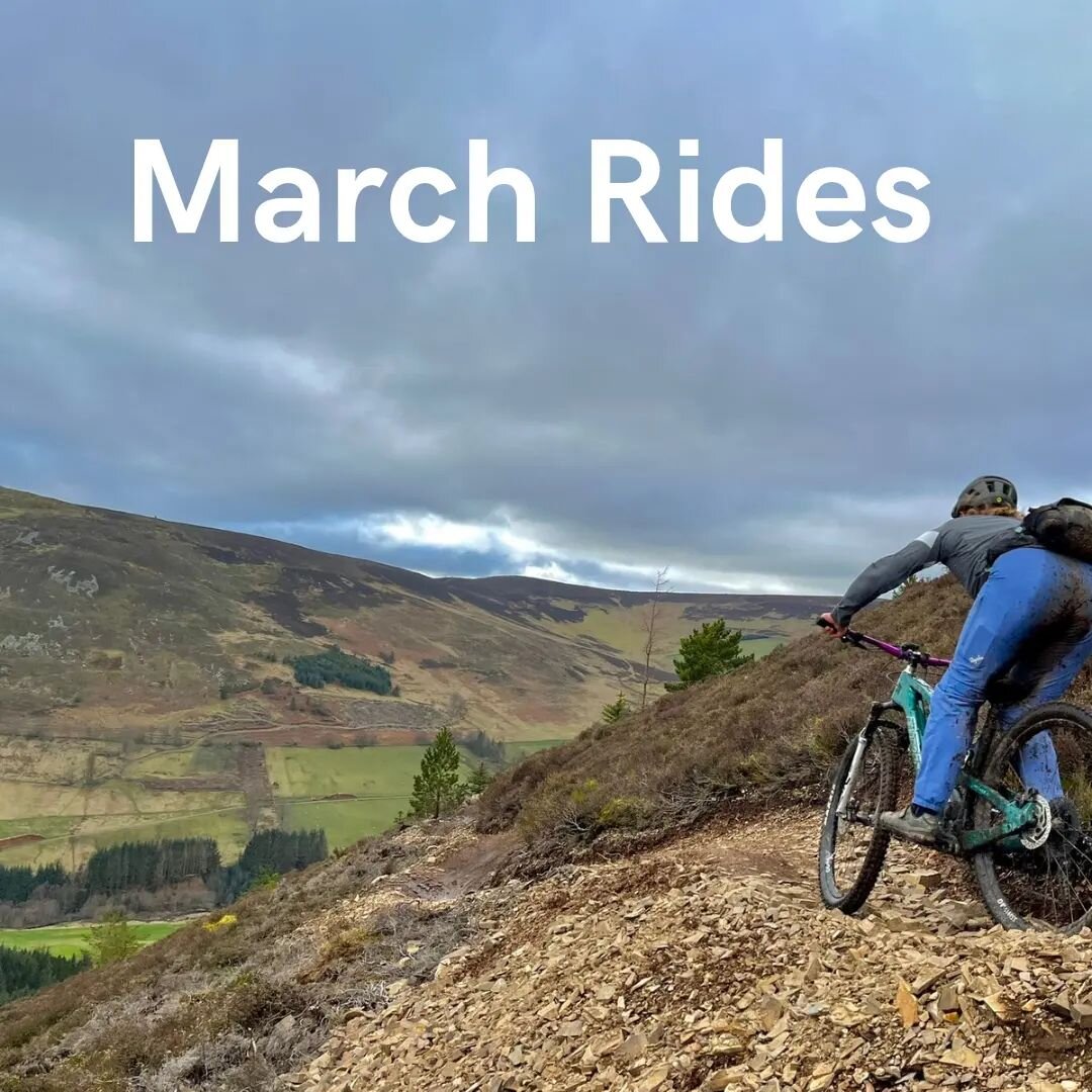 *Updated meet location for our ride on 23/03 due to reduced parking at Flotty this month.*

Three mountain bike rides this month, hopefully see lots of you out on the trails!